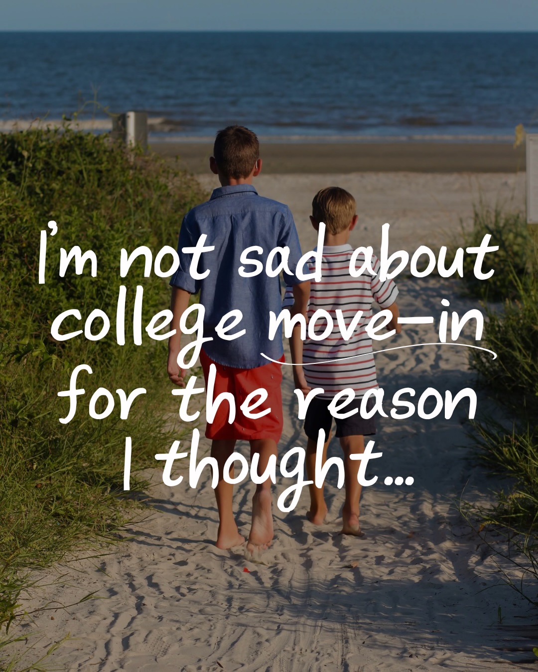 College move-in is still a couple of weeks away for us, and I’ve been trying to understand why I’m already so emotional.
I thought I was sad because he was leaving. But I don’t think that’s really it.
I think I finally figured it out.
This transition asks a lot of us moms. 🩷
Who else can relate?
#CollegeMoveIn #CollegeMom #EmptyNest #Parenting