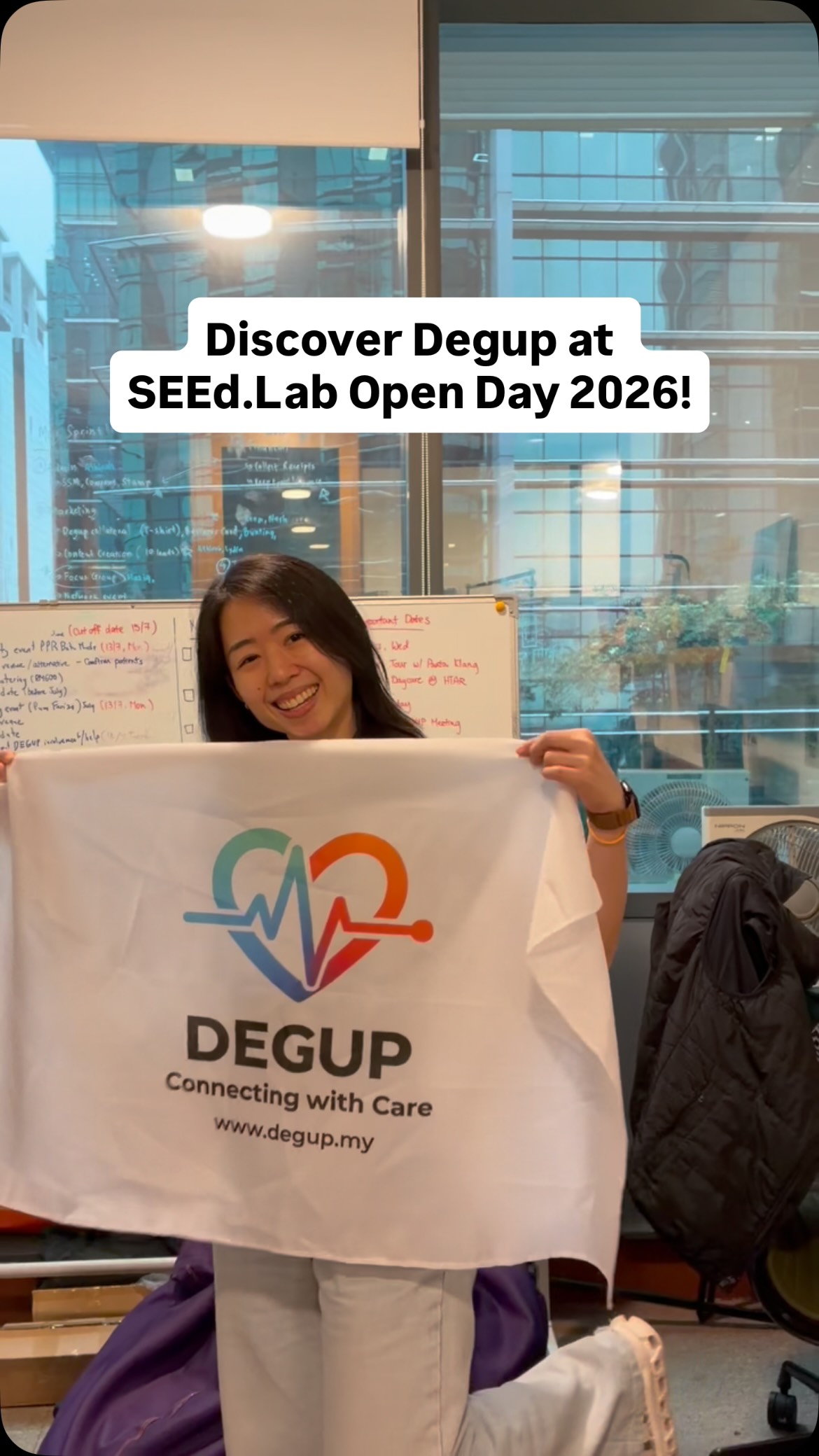 Every patient's heartbeat is a life with a story of their trials, tribulations, and triumphs. Discover Degup and see how they're creating meaningful impact and innovation with heart.
๐
24โ25 July 2026
โฐ 10.00 AM โ 5.00 PM
๐ Galaxy Hall, Petrosains, Suria KLCC
๐งญ How to Get There:
โ
Enter Suria KLCC and make your way to Petrosains
โ
Follow the directional signage to Galaxy Hall
โ
Look out for our SEEd.Lab volunteers who will be ready to assist you
Whether you're an aspiring entrepreneur, changemaker, student, or simply curious about social innovation, we look forward to welcoming you!
๐ See you at SEEd.Lab Open Day!