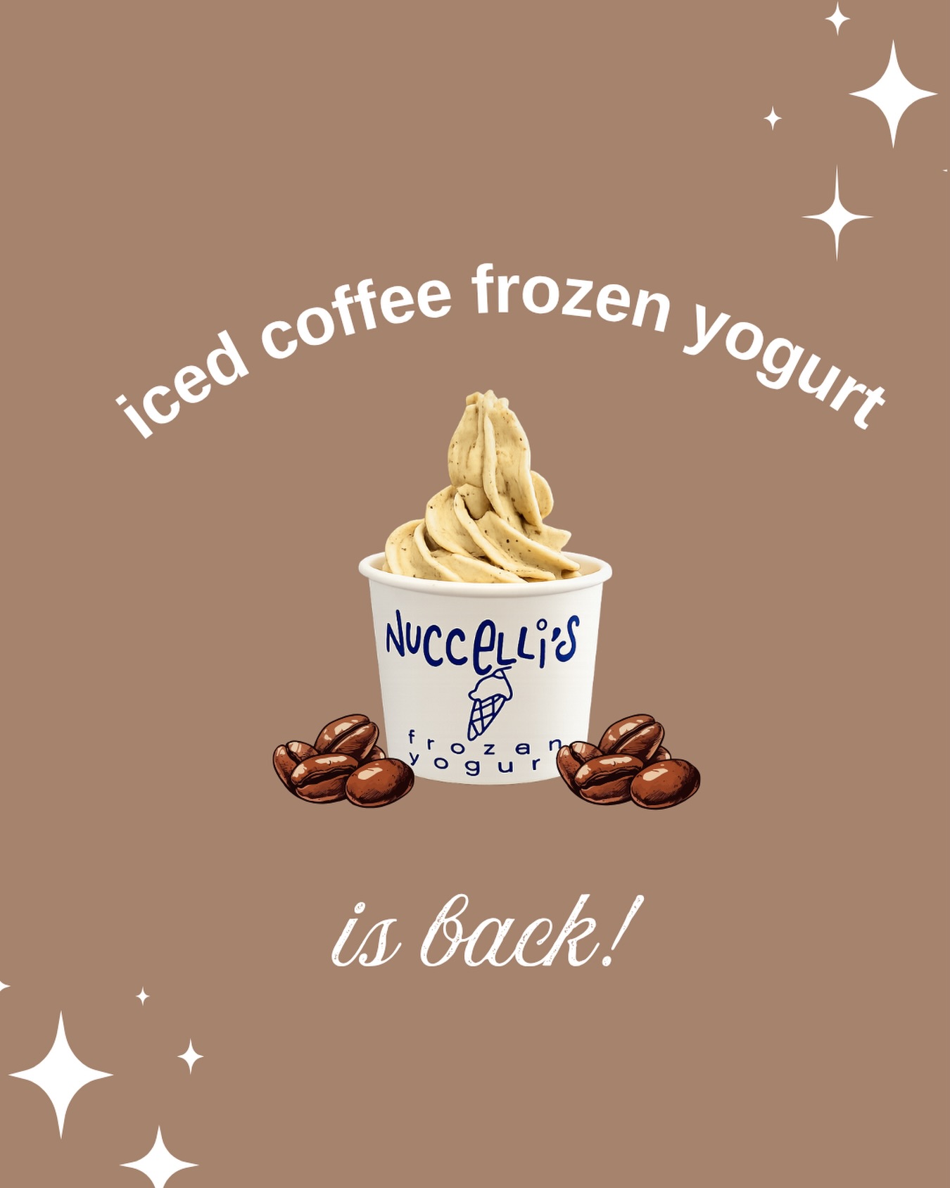 ☕ Brewing up your summer favourite... Iced Coffee Frozen Yogurt is back! 🤎 Limited time only!
#Amherstburg #YQG #WindsorEssex #FrozenYogurt #SummerTreats