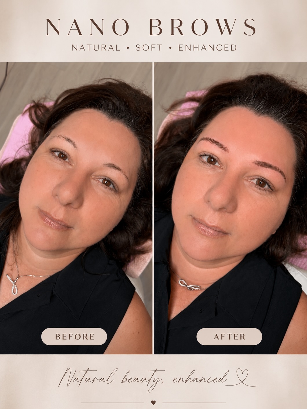 A beautiful Nano Brows transformation that keeps everything looking soft, natural, and effortless.
The right brows don’t change who you are—they simply enhance your natural features and bring more balance to your face.
Ready to wake up with perfect brows every day? Send me a DM to book your consultation!
#NanoBrows #PermanentMakeup #PMUArtist #NaturalBrows #EyebrowTransformation
