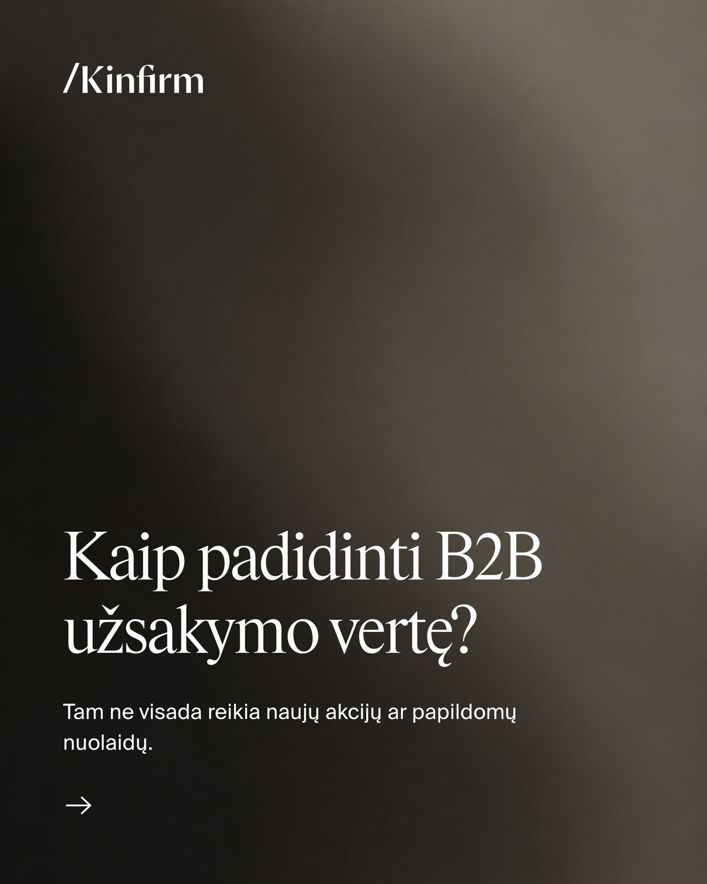 Vidutinę B2B užsakymo vertę ne visada padidina nauja akcija ar didesnė nuolaida.
Dažnai užtenka, kad klientas tinkamu metu pamatytų svarbia...