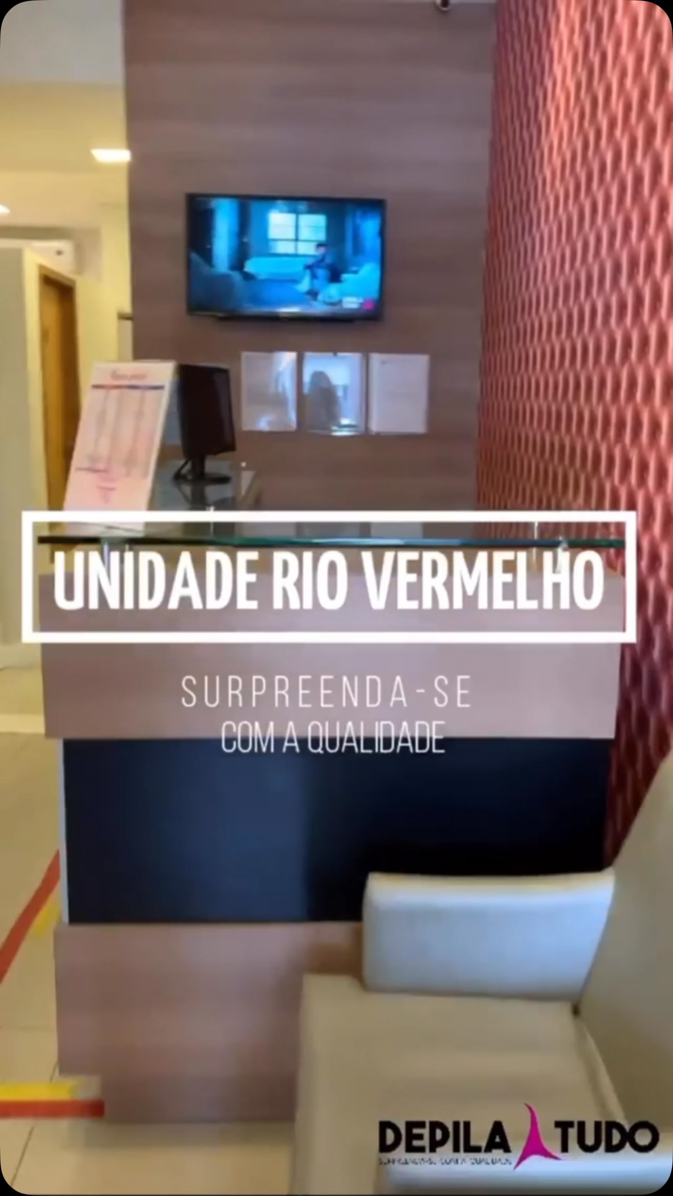 ✨ Um espaço preparado exclusivamente para o seu cuidado e bem-estar! >
Venha conhecer a nossa Unidade Rio Vermelho da Depila Tudo. Um ambiente climatizado, acolhedor e com toda a qualidade e segurança que você merece no seu dia a dia. 💆♀️💖 📍 Agende o seu horário ou venha nos fazer uma visita! Clique no link da bio para mais informações. #DepilaTudo #RioVermelho #BemEstar #CuidadoPessoal #DepilacaoSalvador