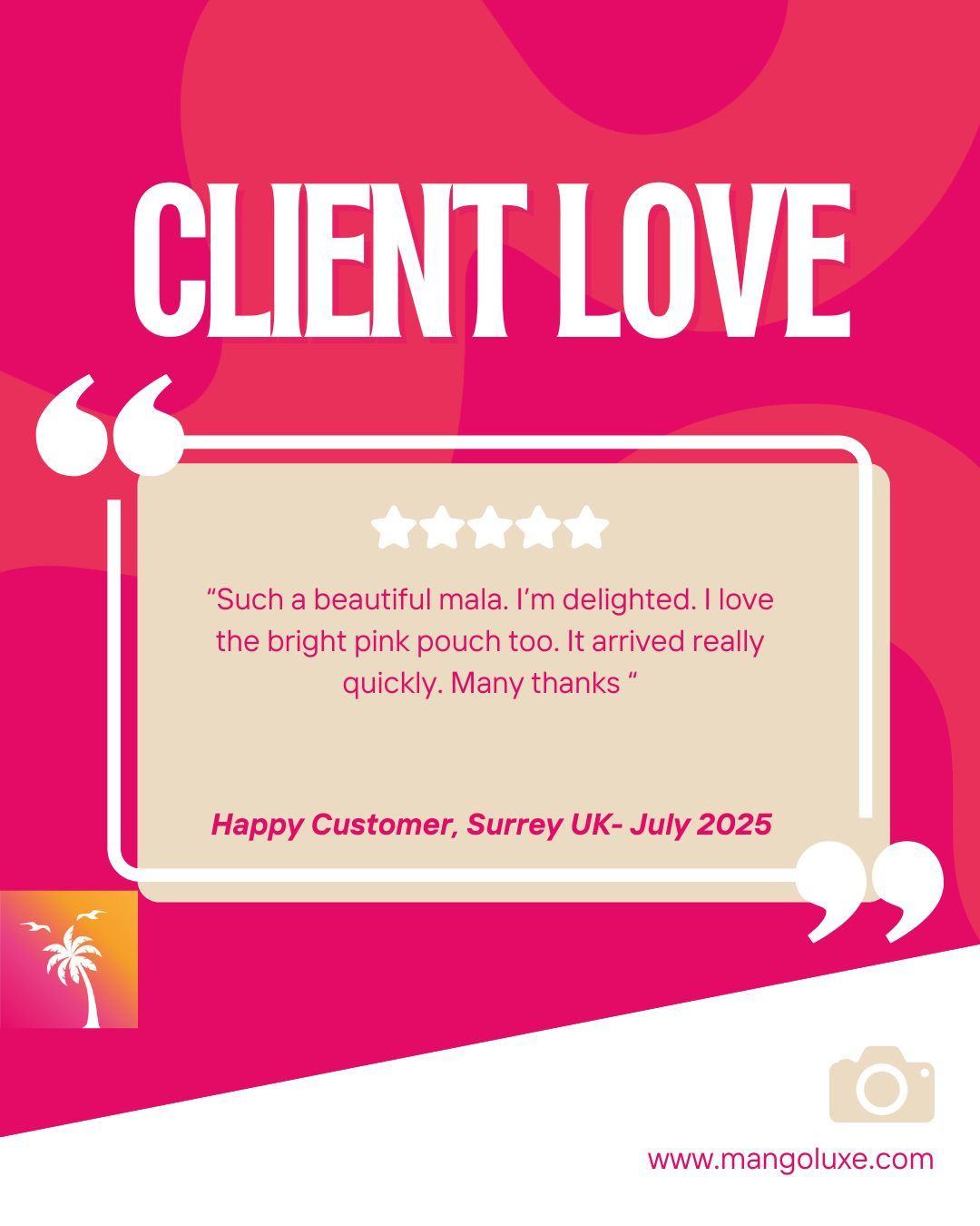 Happy Customers. Happy Us.
Thank you!