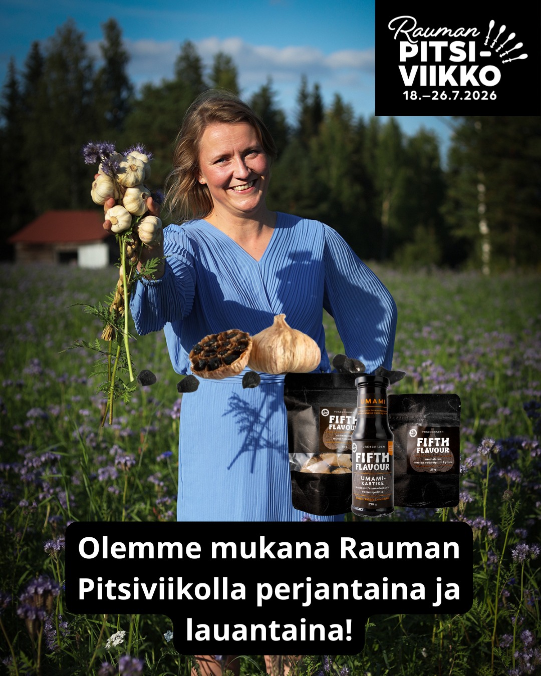 Tule tutustumaan Fifth Flavour musta valkosipulituotteisiimme!🤩 😋 🖤