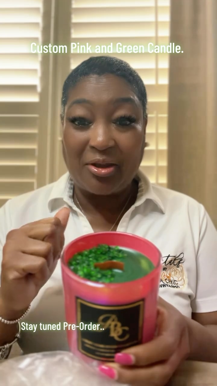 💚💗 A custom order made with love! 💗💚
When a client asked me to create a luxury candle inspired by her favorite pink and green colors, I knew it had to be something special. Every candle is hand-poured with premium soy wax, thoughtfully designed, and created to reflect your unique style.
This beauty was custom-made to celebrate elegance, sisterhood, and luxury. Thank you for trusting Petals By Bella Chic to bring your vision to life!
✨ Because luxury is personal, and every custom candle tells a story.
#CustomCandle #aka #PetalsByBellaChic #HandPouredCandles #1908