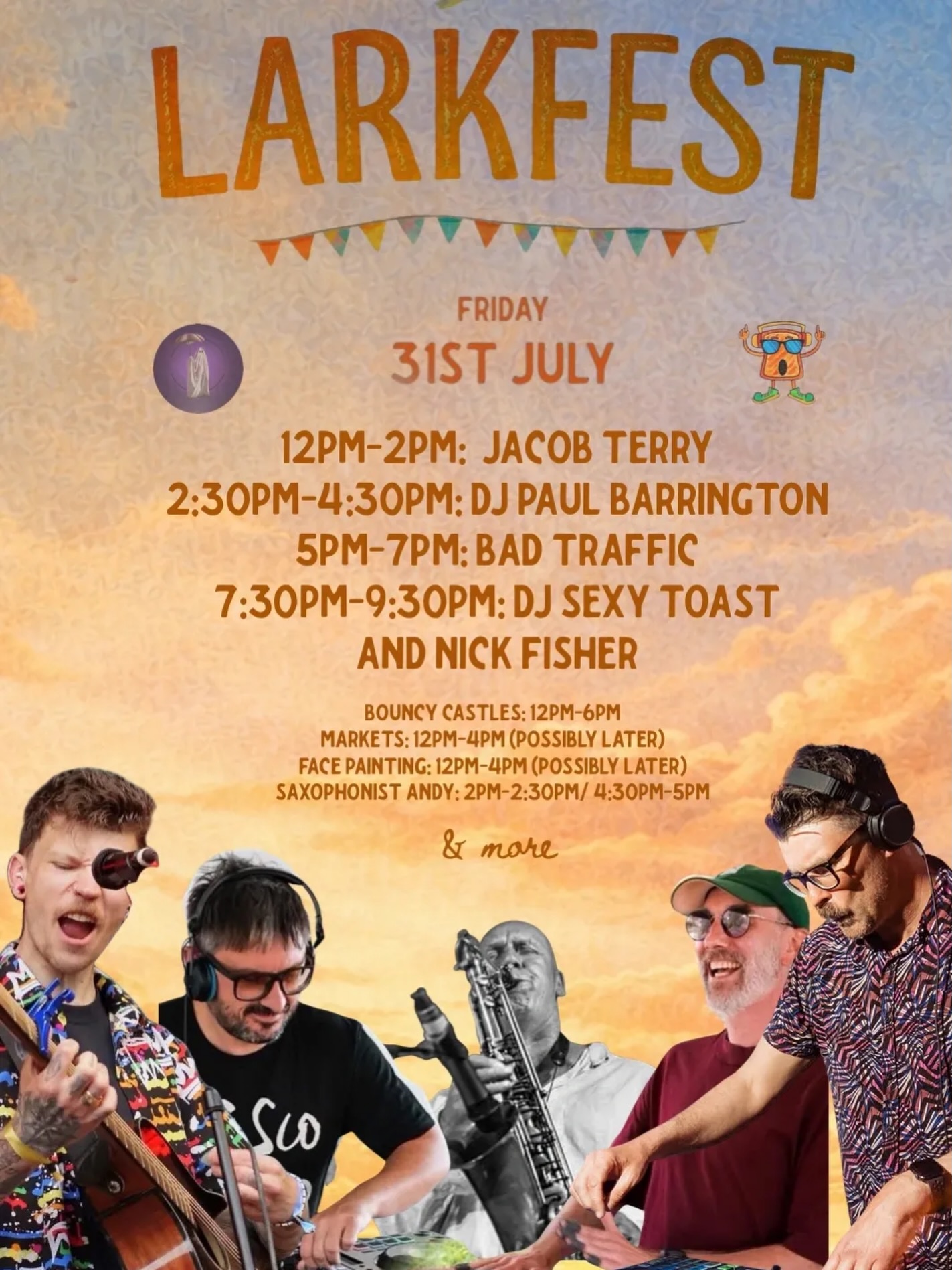 Massively excited to be back at @larkstonecafebar this Friday with the master of good vibes @nick.fisher on live percussion.
🪘🪩🪘
The party starts at 12pm with sets from
@jacobterryacoustic
@selecta_barracat
& Bad Traffic.
Family friendly event - Visit @larkstonecafebar website for tickets 🎟️