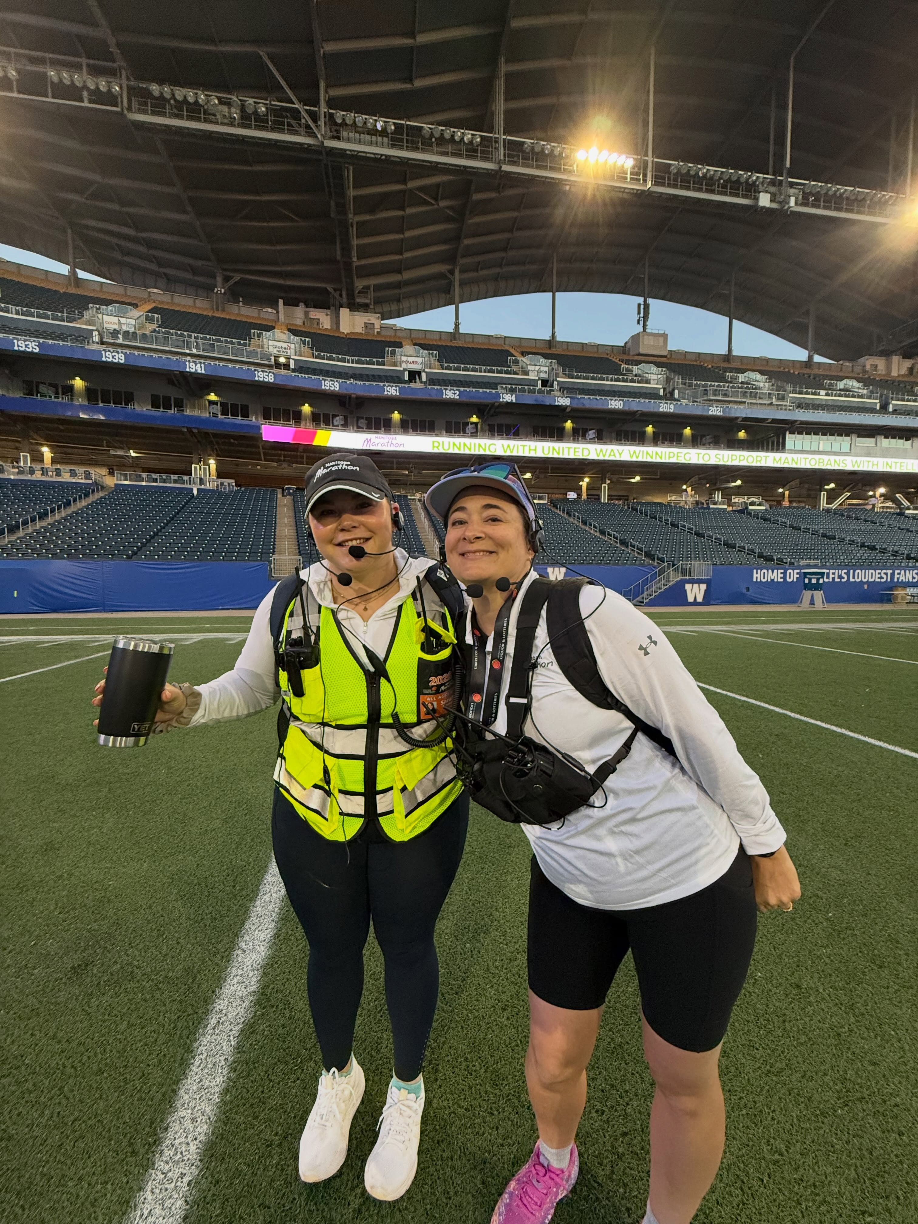 Some @manitobamarathon bts 🏃♀️