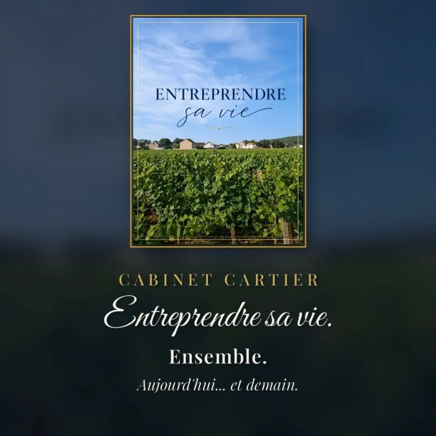 🎧 🍇 Le tube de l'été ne vient ni de Miami, ni d'Ibiza. Il vient de Gevrey-Chambertin.
Le Cabinet CARTIER sort son premier titre : « Entreprendre sa vie ».
✨️ Écrit avec ma plume, composé avec l'IA, produit avec exigence.
Parce qu'entreprendre, c'est aussi ça :
✅️ Explorer nos nouveaux outils,
✅️ Transformer une idée un peu folle en réalité,
✅️ Oser.
Parce qu’au cœur des vignes, là où s'élèvent les grands crus, naissent aussi les plus beaux projets 💙
🎵 Créer. Piloter. Entreprendre.
🎵 Écouter. Anticiper. Accompagner.
Ensemble. Aujourd’hui... et demain.
TO DO : écouter en boucle « Entreprendre sa vie » ☀️
#madamebnc #monsieurbnc #madamebic