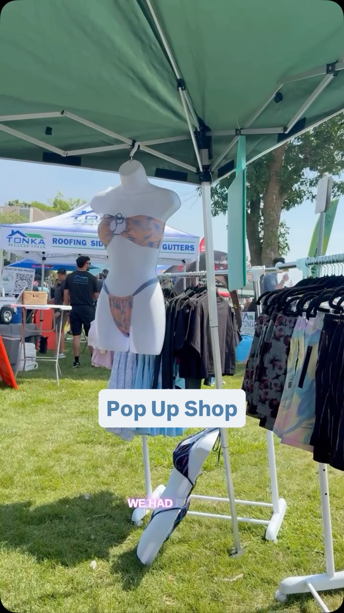 Tonka Wakesurf Open Pop Up! 🏄🏼♂️🏄🏼♀️
•
#fitlife #wakesurfing #swimwear #clothingbrand #fitlifestyle