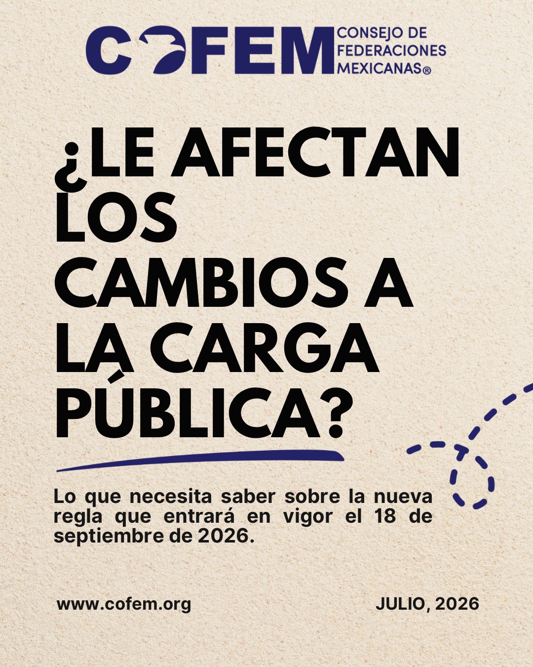 ¿Ha escuchado sobre los cambios a la regla de carga pública y se pregunta si le afectarán?
La nueva regla publicada por el Departamento de Seguridad Nacional (DHS) entrará en vigor el 18 de septiembre de 2026 y podría afectar a ciertos procesos migratorios. Sin embargo, es importante recordar que no aplica a todas las personas y que recibir beneficios públicos no significa automáticamente que una persona será considerada una carga pública.
Infórmese antes de tomar decisiones sobre sus beneficios o su caso migratorio. Cada situación es diferente y merece una evaluación individual.
📞 ¿Tiene preguntas? Reserve una consulta llamando al (877) 682-4525.
Esta publicación es únicamente para fines informativos y no constituye asesoría legal.
#CargaPública #Inmigración #ConozcaSusDerechos #RosaElenaSahagun #SahagunLaw ComunidadInmigrante