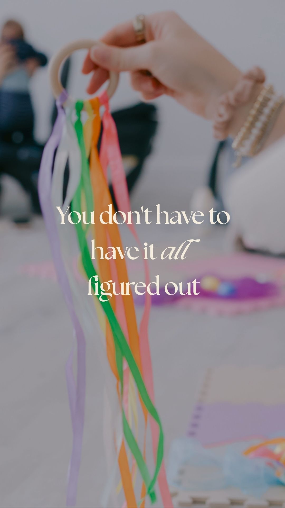 There's so much pressure to feel settled in motherhood.
Like by now you should have it together. Like the hard part should be behind you. Like loving your kids this much should make everything else feel easier.
But identity doesn't come with a timeline. And there's no point at which you're supposed to have it all figured out.
You're allowed to still be becoming. 💗