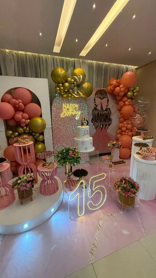 Nesse sábado estamos realizando mais um lindo evento de 15 anos, queremos agradecê-los pela preferência sempre📸🎉❤️🥰🌻💕