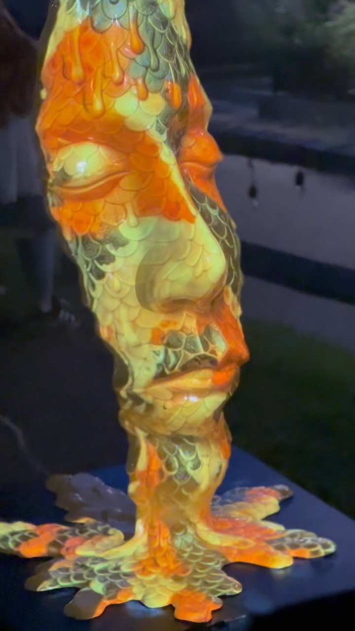 Sculpture certainly came alive here in Lenox on Friday night. 💛
Thank you everyone who came to see Michael Alfano’s “Liquid Sunshine” come to life. We had so much fun with you all and we loved seeing everyone’s reactions this wonderful collaboration.
Michael Alfano worked with animation artist Eddy Bueno to bring one of Michael’s most popular sculptures “Liquid Sunshine” to life through video projection and music. This was projected directly onto “Liquid Sunshine” and lit up the evening.
This project created an innovative way to explore the intersection between humanity and nature, a reoccurring theme in Michael Alfano’s work.
To learn more about “Liquid Sunshine” and the projection, or Michael Alfano, you can view his collection now only @thewitgallery
For more information and purchases, please visit our website thewitgallery.com, contact info@thewitgallery.com or DM to inquire.
.
.
.
.
.
.
.
.
Art | Art Gallery | Museum | Art Collection | Collection | Artist | Contemporary | Art Collector | Glass | Blown Glass | Painting | Gallery | Modern | Hamptons | Art Week | Massachusetts | Berkshires | Photo | Reels | Artwork | Woman Owned | Business | POV | Discover | Explore | Collector