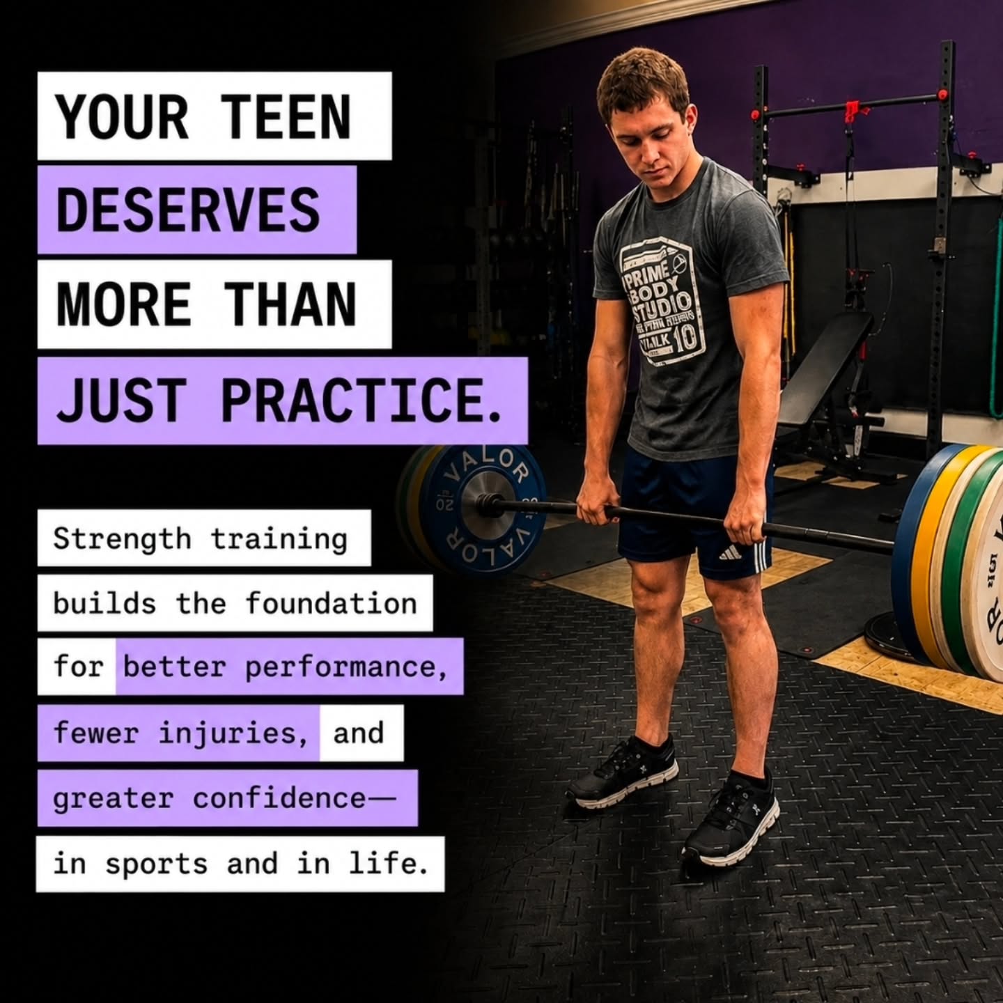 📣 FALL TEEN TRAINING IS NOW ENROLLING!
Our Teen Sports Performance Program is accepting athletes ages 13–18 for August 2026.
✨️TAG/SHARE with a parent you know that would be interested in their child performaning at a higher performance level.✨️
In our small-group setting (max 6 athletes), teens build strength, speed, confidence, and proper movement with focused coaching.
Teen personal training sessions are also available.
📩 DM us or contact Prime Body Studios to schedule your complimentary Studio Tour & Consultation.
Intentional training starts here. Limited spots available.
📲 813.500.2041
📩 primebodystudios@gmail.com
🌐 www.primebodystudios.com
#teenathlete #teenpowerlifting #highschoolsports #backtoshool #teenager
