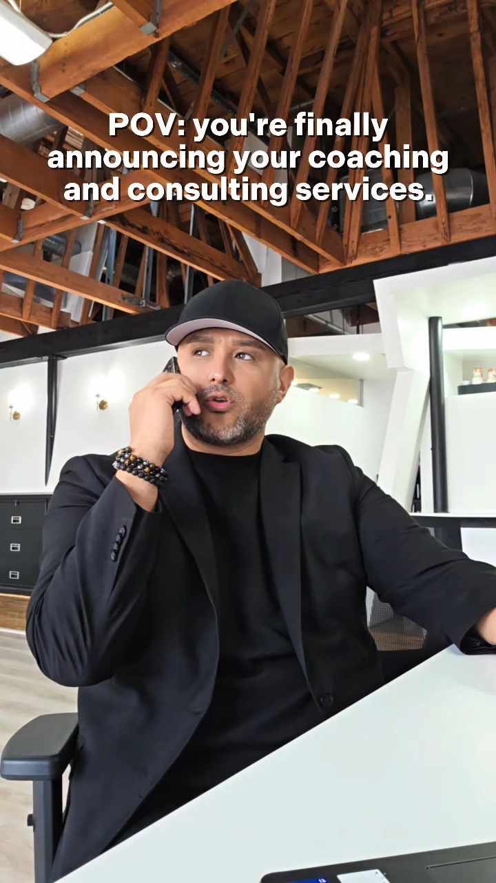 I'm officially opening up my coaching & consulting services.
Whether you're looking to:
• Start your own marketing agency.
• Grow the agency you already have.
• Learn social media and marketing.
• Get one-on-one coaching and accountability.
• Get consulting for your business.
• Have me train your marketing team.
Every session is tailored to your goals, your business, and the challenges you're facing.
If you're interested, send me a DM with the word COACHING, and let's see if we're a good fit.
#marketingcoach #businesscoaching #socialmediacoachingservices