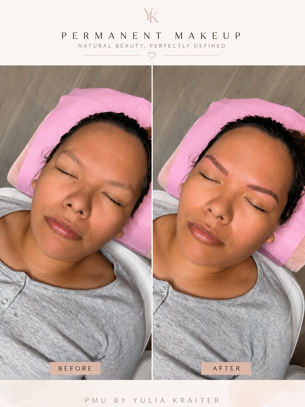 Another beautiful Nano Brows transformation
Soft, natural, and beautifully tailored to enhance her unique features. Nano Brows create the look of real hair strokes, giving you fuller, defined brows while keeping them effortlessly natural.
Wake up every day with perfect brows, no makeup needed. 🤍
📍YULI BROW LAB
📩 DM to book your consultation