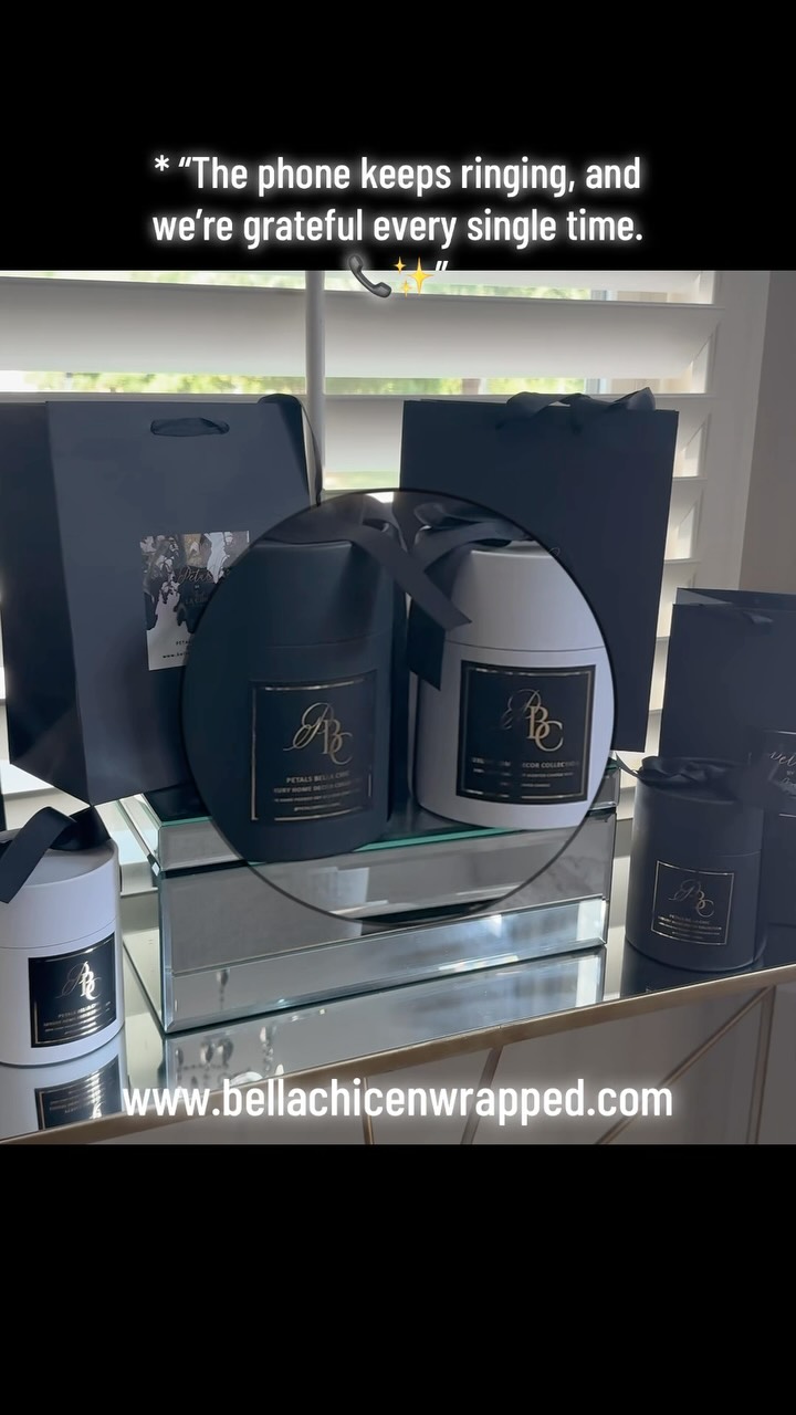 Our clients really keep our marketing budget low… 😂✨
When your phone keeps ringing with repeat customers, referrals, and custom orders, you realize the best marketing is delivering a luxury experience every single time. 🤍
We’re beyond grateful that so many of our clients trust Petals By Bella Chic for their candles, gifts, and custom creations. Your support keeps our business growing, and we don’t take that for granted.
📞 Keep the calls coming—we’re ready to create something beautiful just for you! @buyernikki007
#PetalsByBellaChic #LuxuryCandles #SmallBusinessOwner #RepeatCustomers #tiktokmademebuyit