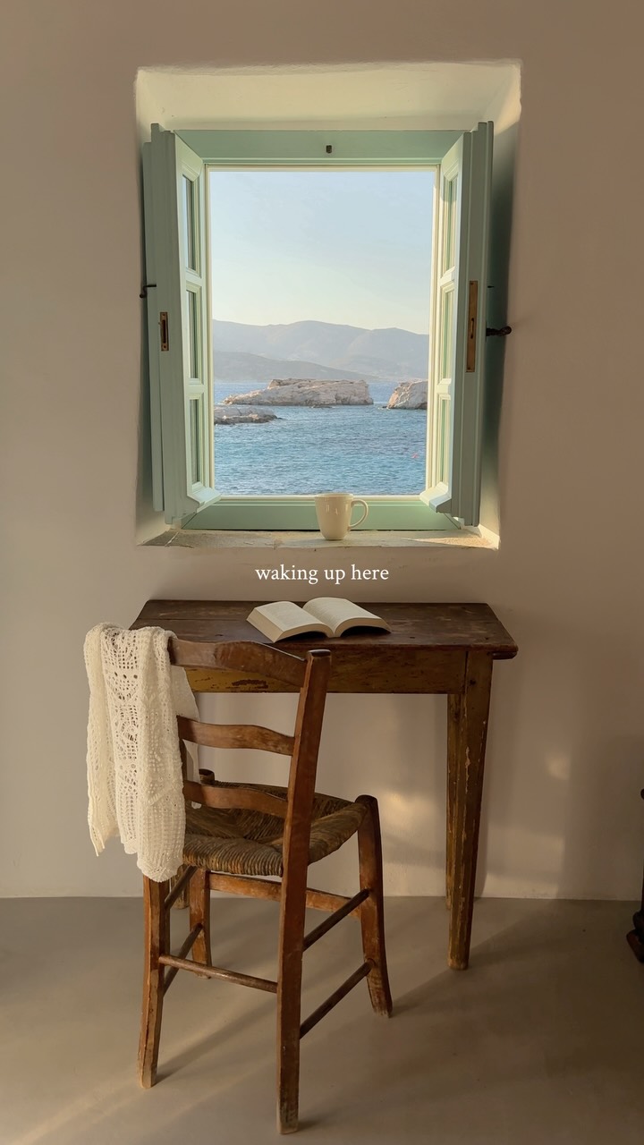 slow dreamy mornings here 🩵 soon on @aevasionn
.
.
grecia | greece | slow morning | slow life | summer | estate | vita lenta | greece | cicladi | cyclades | kimolos | milos | airbnb | best hotels | travel tips | travel guides | euro summer | sea view