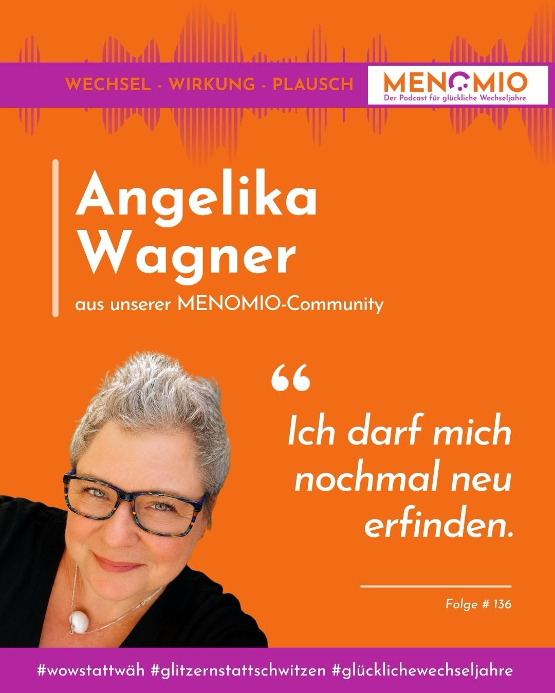 „Die Wechseljahre waren das größte Geschenk meines Lebens.“
Das sagt eine Frau, die das Gefühl hatte im Leben festzustecken.
@angelika.wagner_official hat fast 40 Jahre in einer Bank gearbeitet, zweimal Mobbing erlebt und irgendwann aufgehört zu warten, dass jemand kommt und ihr eine andere Tür öffnet.
Ihr erster kleiner Schritt war ein Zumba-Kurs am Sonntagmorgen. Eine Stunde, in der sie sich selbst wichtiger nahm als alle anderen.
✨ Und dann kam der Neuanfang.
Was ist dein erster kleiner Schritt, der gerade auf dich wartet? 🩷
#wowstattwäh #glitzernstattschwitzen #glücklichewechseljahr