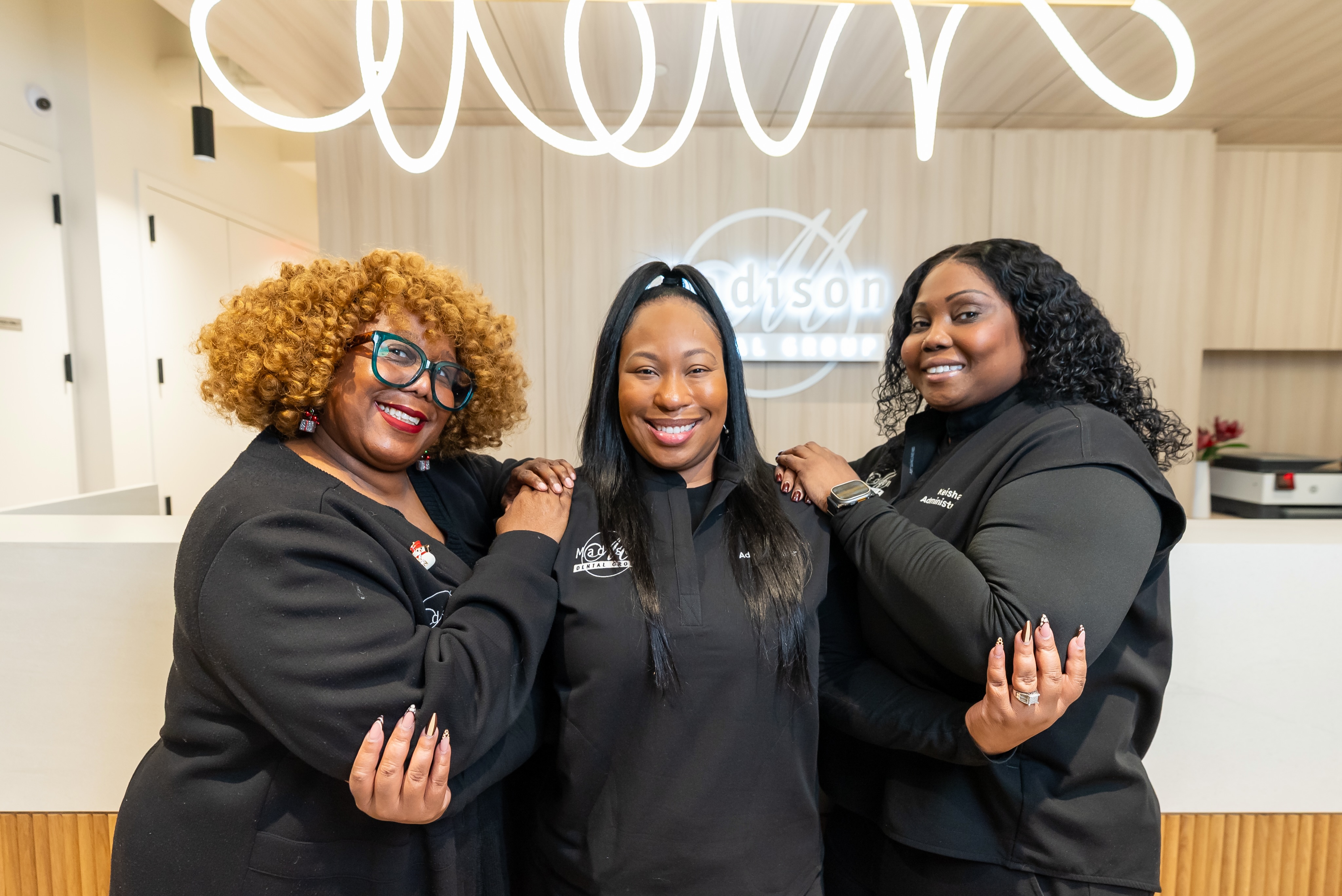The first smiles you see and probably the reason you leave smiling too. We wouldn’t be Madison without this crew.
#NYCDentist #ManhattanDental #MidtownNYC #MadisonDentalGroup #NYCSmileCare