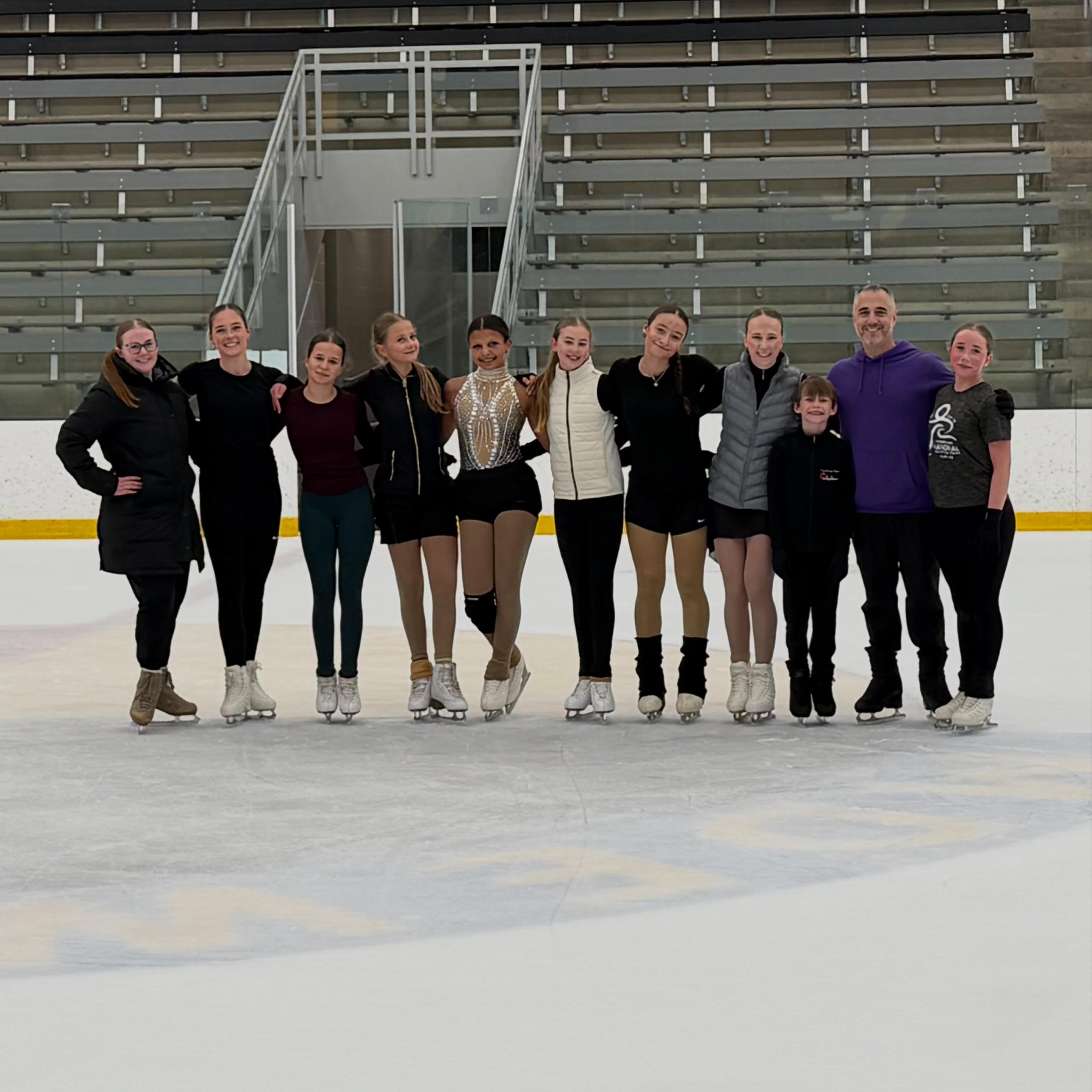 Another successful summer of exhibitions at Dakotah! ⛸️✨
The skaters had the opportunity to perform, build confidence, and put their summer training to the test as they prepare for the NQS competition season.
A special thank you to Lacie and Rodrigo for sharing their time with our skaters and helping push them to the next level.
Excited to carry this momentum forward!💙
#SkateNQS #USFigureSkating #DakotahIceArena