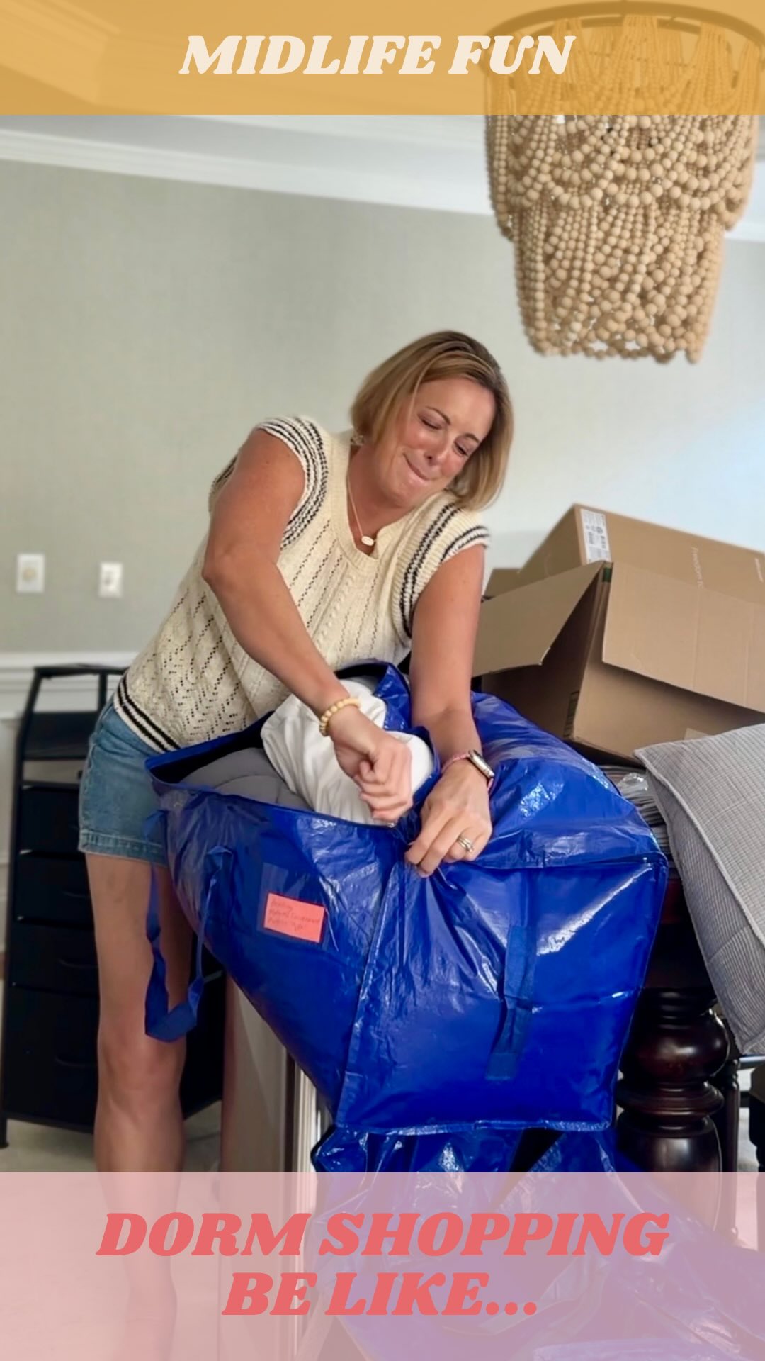 And I’m not even shopping for a girl! I can’t imagine. 😂 I’m literally buying the bare minimum, and I still feel like I need to take out a loan. 🤪 Now I just have to figure out how we’re getting it all to school… or where it’s going to fit in that tiny room! 🤣
Who can relate?! 🙋♀️
#College #dorm #funny #relatable