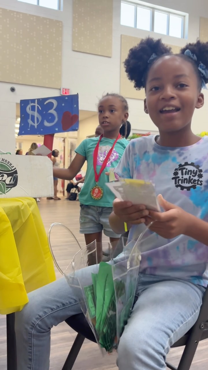 Check out these pop-up shop hauls! Everything these kids purchased was made by other kids in the Summer Promise Academy.