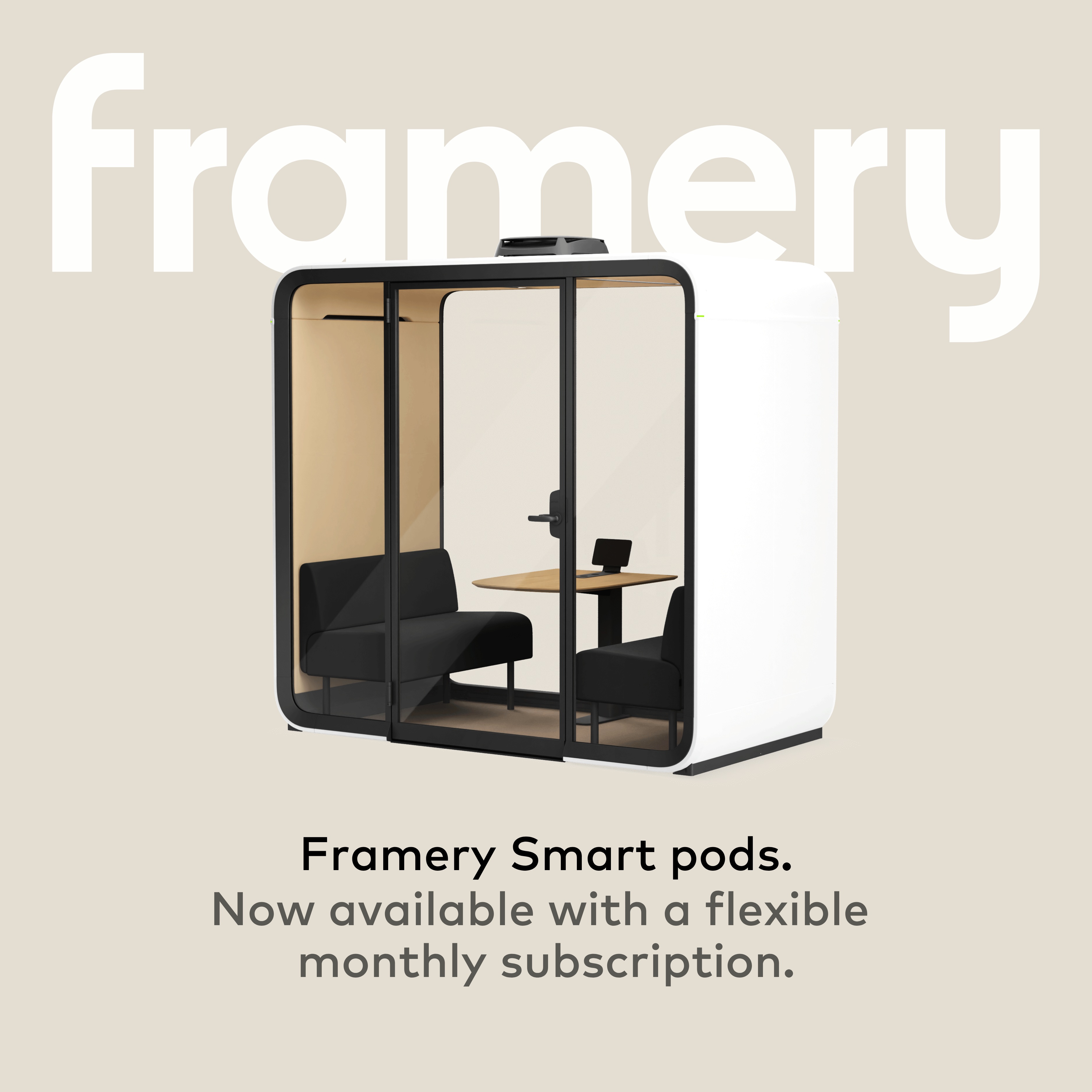 Introducing Framery Subscribed™
The world’s leading soundproof spaces are now available with a flexible, monthly subscription. Say goodbye to big upfront investments, and hello to a fully serviced, soundproof pod. Stay flexible, move with ease, and always have a workspace that adapts to your needs – for less than you think 👀
Email us for pricing and details - linked in our highlights.
@frameryacoustics