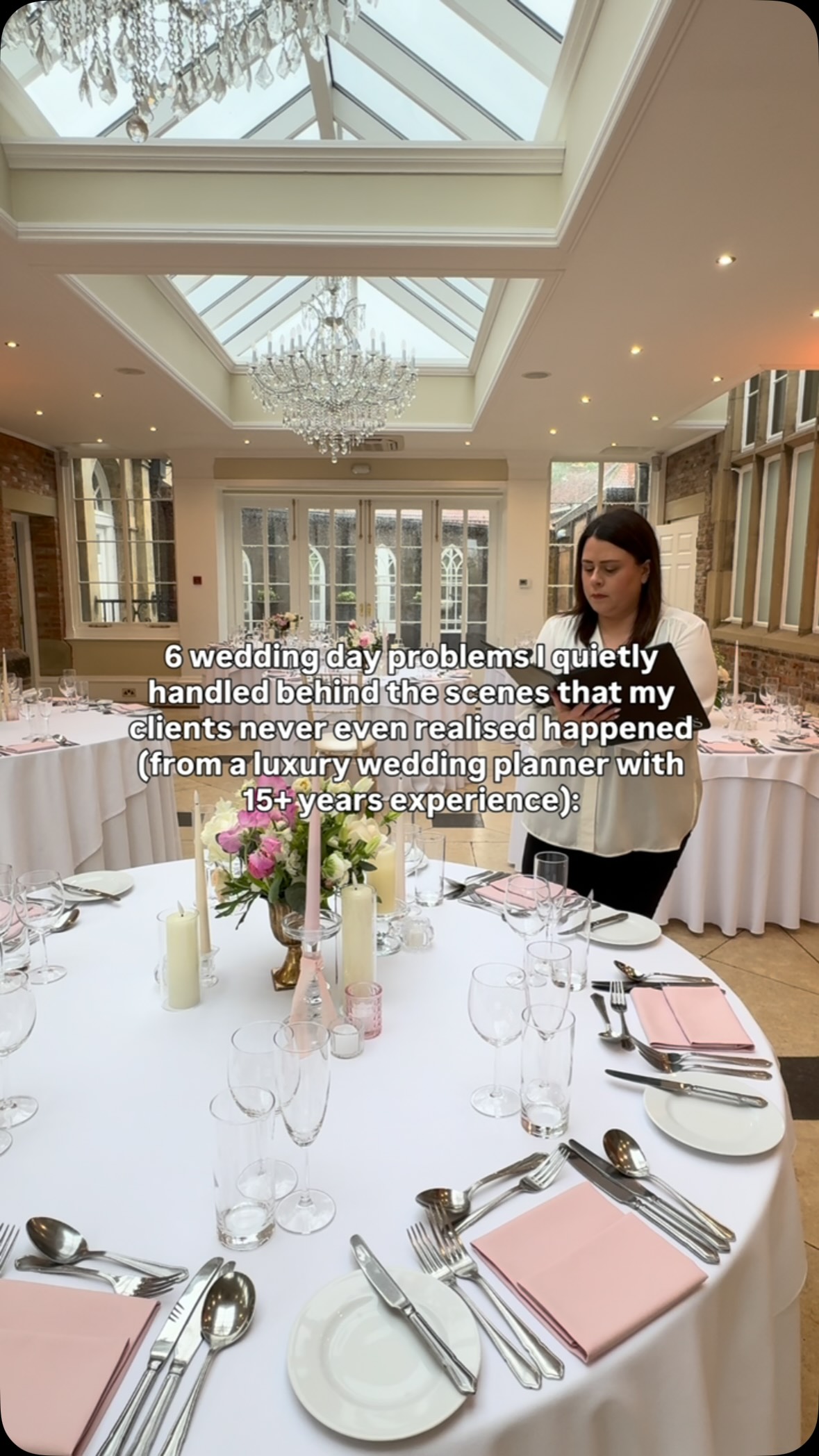 What happens when things don’t go to plan?
After 15+ years working in luxury wedding & event planning, I’ve learnt that the true value of having an experienced planner isn’t just creating a beautiful wedding - it’s having someone there to calmly handle the unexpected, make quick decisions and protect your experience.
These are just a few real situations I’ve handled behind the scenes on wedding days which my couples never even realised happened:
• The marquee wedding where the toilets started overflowing
I calmly took control, worked with suppliers to resolve the issue and ensured the couple and guests were completely unaware anything had happened
• The hair and make-up artist whose car broke down on the way to the wedding
I adjusted the morning timeline, communicated with the right people and helped keep the day running smoothly
• The unexpected weather change that meant moving the ceremony location
I made quick decisions with the team and created a seamless plan B without adding stress for the couple
• The mark on the bride’s dress just before the ceremony
Using my wedding day emergency kit and experience I fixed the issue before she walked down the aisle
• The supplier who was delayed setting up a dancefloor
I adjusted the timeline behind the scenes so the first dance and evening celebrations could still happen exactly as planned
• The caterer who arrived at a marquee wedding without the required water barrels
I found a practical solution with the team so the day could continue without disruption
These are the moments couples often never see because my job is to make sure they don’t have to.
Luxury wedding planning is about so much more than beautiful styling and supplier recommendations. It’s about experience, problem-solving and having someone you trust protecting every detail from start to finish.
If you’re looking for a wedding planner who combines thoughtful design with calm, seamless coordination, get in touch to discuss your plans 🤍