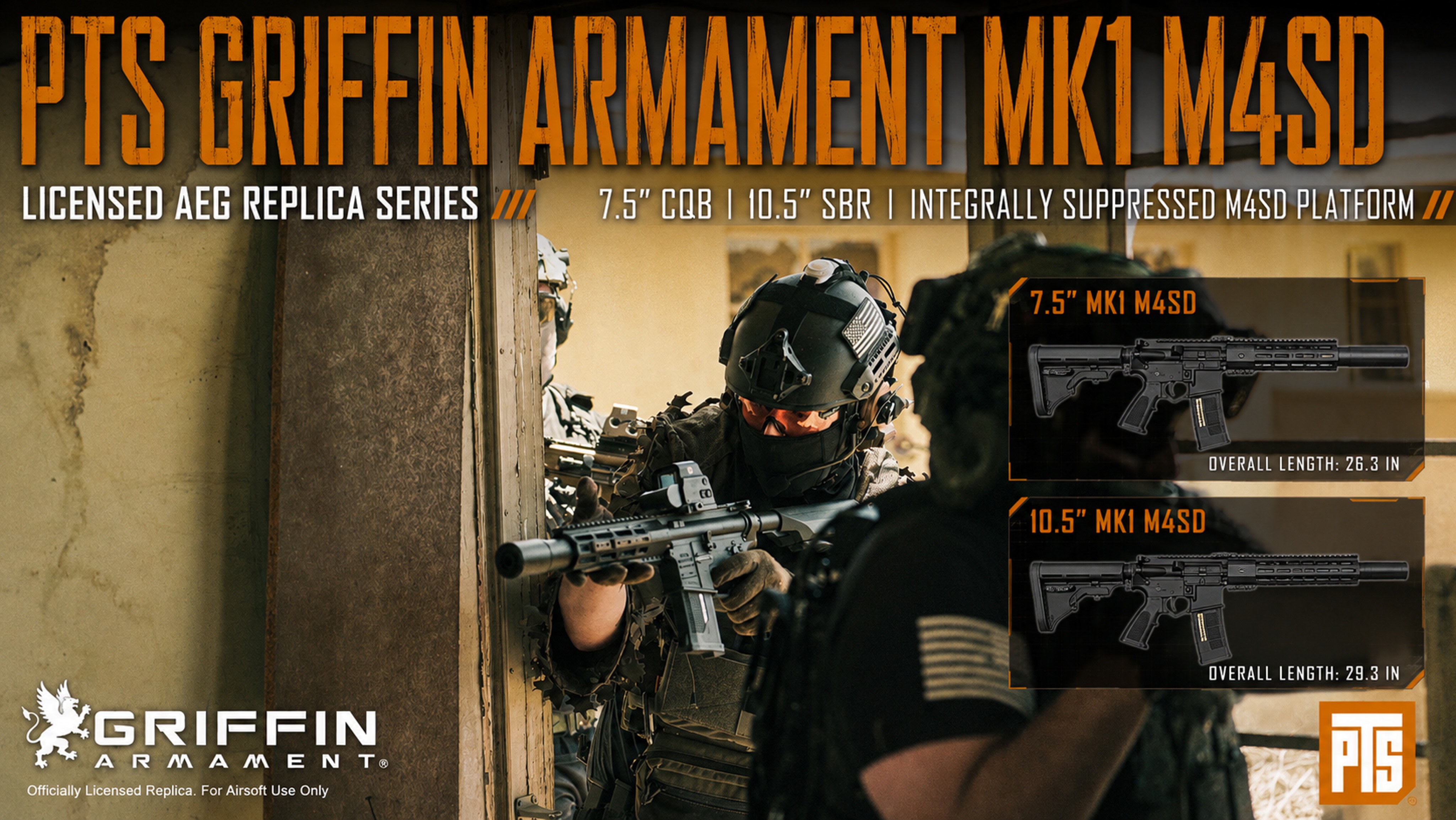 The details make the difference.
Developed by PTS under official license from @griffin_armament, the PTS Griffin Armament MK1 M4SD brings one of the brand's most recognizable rifle platforms to airsoft in 7.5" CQB and 10.5" SBR configurations.
One of the standout features is the PTS Griffin SR (Suppressor Ready) M-LOK handguard. Its larger internal diameter allows compatible suppressors and tracer units to tuck neatly inside the rail, giving you the clean, integrated M4SD look while opening up more options for customizing your setup. With M-LOK mounting surfaces on seven sides, there's plenty of room for lights, lasers, grips, and other accessories without sacrificing versatility.
If you're after a platform that blends authentic Griffin Armament licensing with practical customization and field-ready performance, the MK1 M4SD deserves a look.
Which setup are you running?
🔸 7.5" CQB
🔸 10.5" SBR
Available at all major Airsoft retailers & events including @airsoftevike @ampedairsoftofficial @airsoftgidotcom @extremeairsoft @airsoftjunkiez @aexairsoftextreme @americanmilsim @tacticalleague & more + our LINK IN BIO 📲