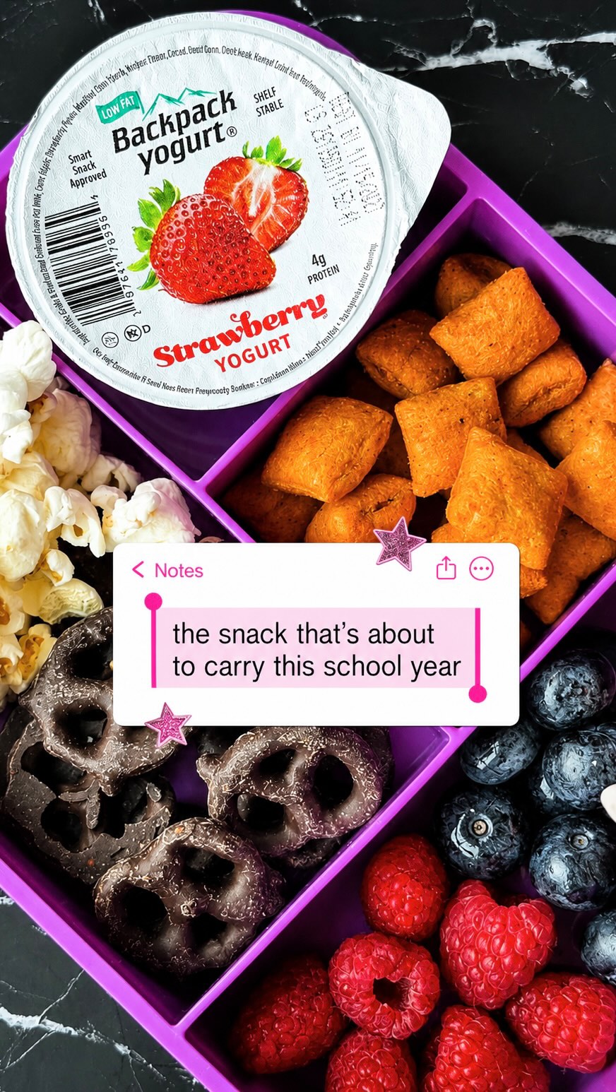 back to school hack: pack the yogurt that doesn’t need an ice pack 👀🎒🥄
🔗 in bio