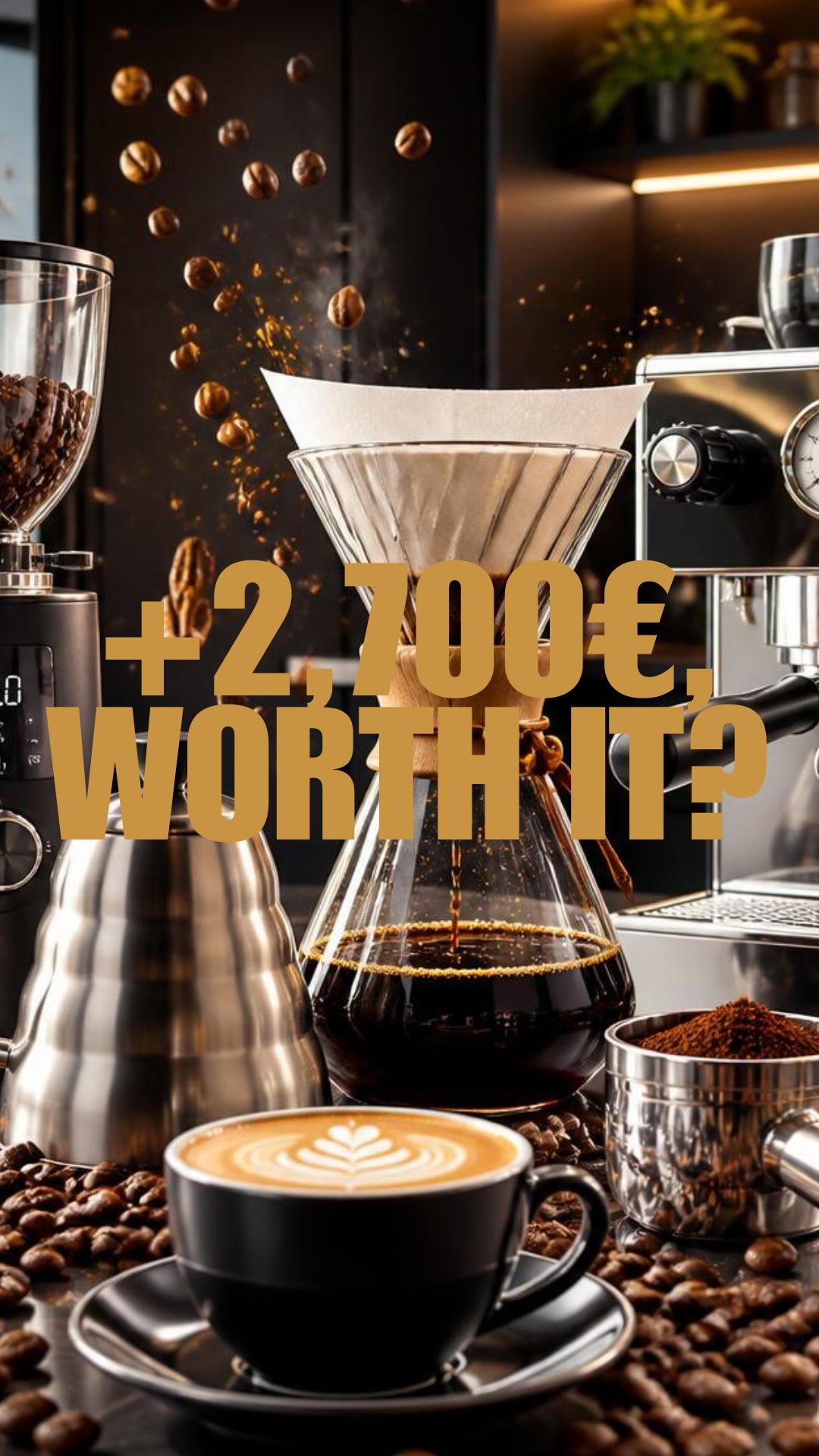 GEAR & SETUP, ep 03 - +2,000€ OF COFFEE GEAR, WORTH IT?
Avoir une belle machine, c’est bien.
Avoir un moulin de qualité, c’est cool.
Mais le matériel ne fait pas tout - il ne corrige pas les défauts de ton café.
Pour ça, tu as besoin de pratique même si toutes les pubs que tu vois passer à la télé te disent que tu deviendras barista en moins de 2 jours.
Même en ayant un bon équipement, il faut s’entraîner pour faire un bon café
#onecupatadiviso
#gear #coffeeaddict #coffee