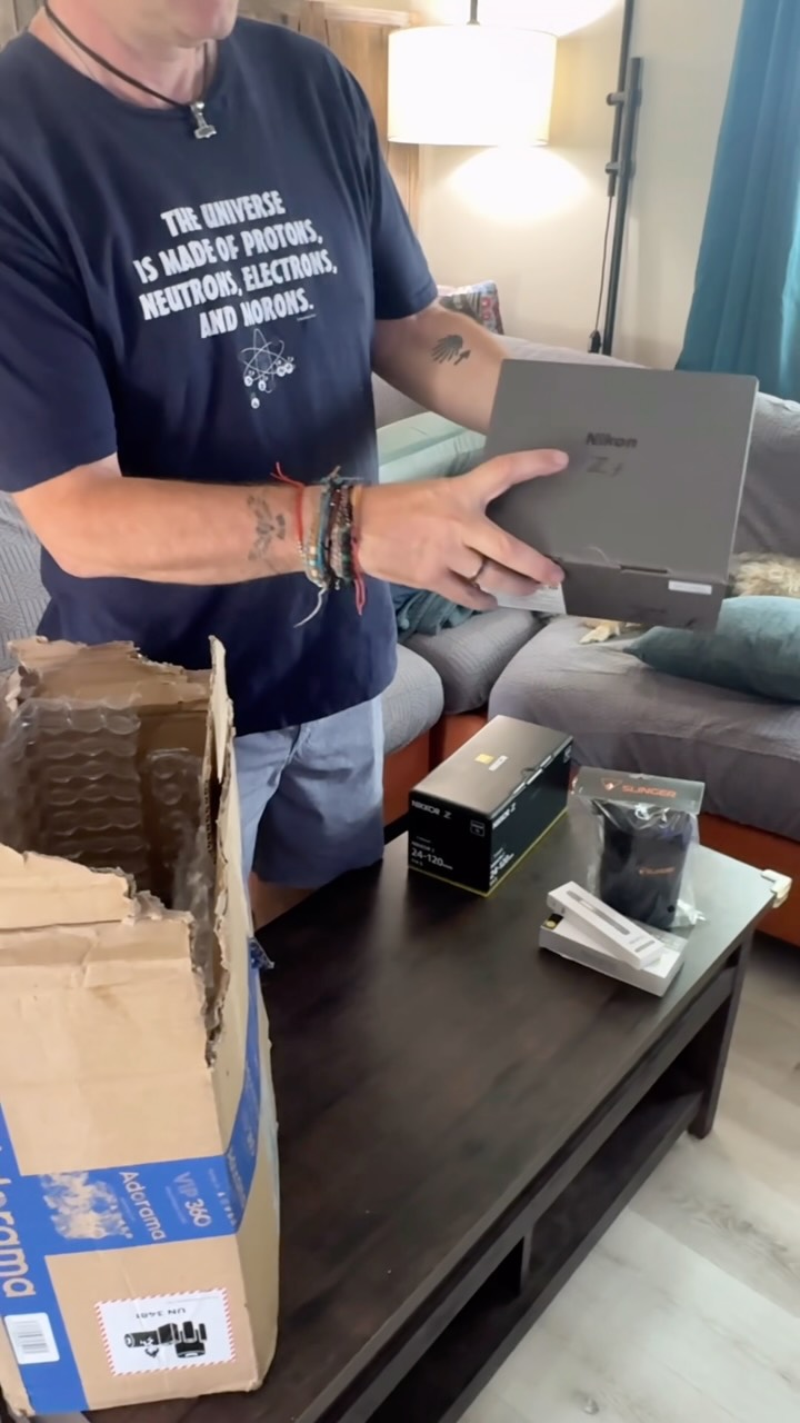 Part 1 of 2! New camera and lenses arrived today. Waiting on one more delivery in the coming days. I think Kris is just as excited as I am for this one since she will likely carry the Zf and she’s been wanting to play with a macro lens