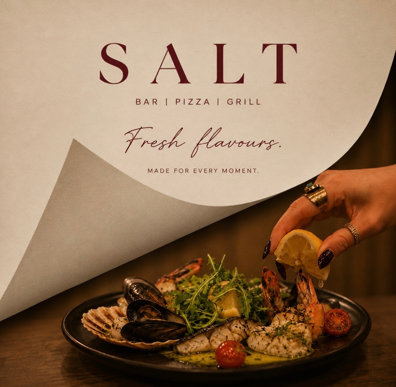 Fresh flavours made for every moment. 📍SALT