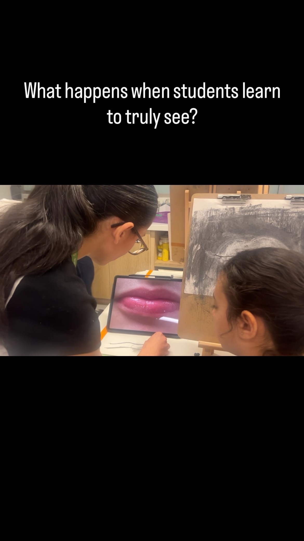 In Middle School Art, students zoomed in on a small section of a selfie—a single eye, ear, or lip—and used it as the reference for detailed observational drawing. Every shadow, line, and texture became an opportunity to sharpen their artistic eye.
Technology wasn’t the lesson.
Learning to truly see was.
It’s one example of how thoughtful curriculum design and teaching helps students use digital tools with purpose while building creativity, patience, and technical skill.
#drawing #nycartist #artedu #nycschools #nyceducation