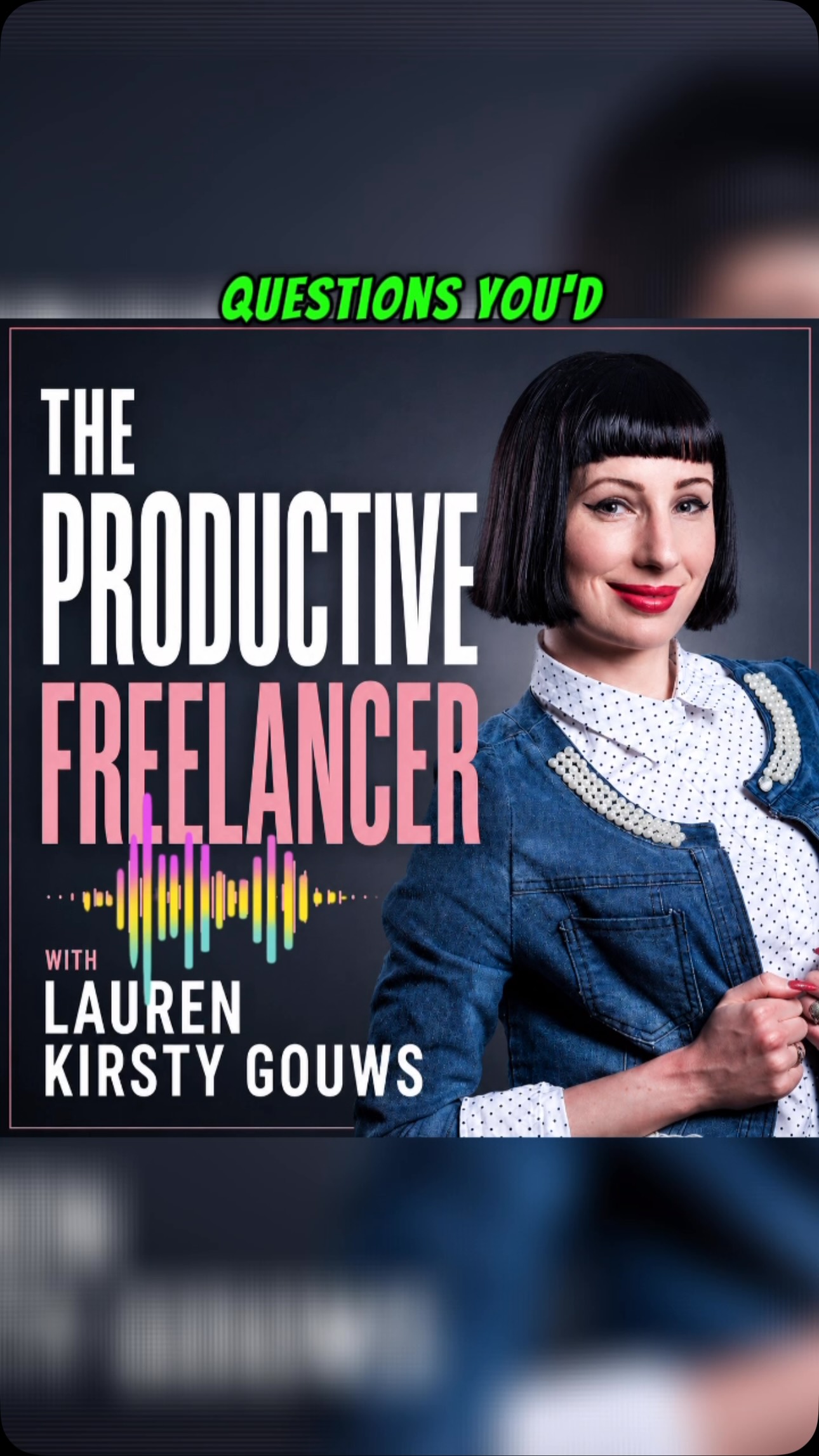Got a productivity problem that keeps gnawing at your ankles?
Maybe your task manager has become another task to manage.
Maybe your calendar looks like a game of Tetris you’re rapidly losing.
Maybe your computer desktop has disappeared beneath so many screenshots that you’ve forgotten what the wallpaper looks like.
Send me your question. I may unpack it in a future episode of The Productive Freelancer, where we talk about managing your time, doing better work and building a sustainable freelance business around an actual human life.
Here’s to a productive and lucrative week of work!
🎙️Full episode link in bio!
#TheProductiveFreelancer #FreelancerTips #ProductivityPodcast #FreelanceBusiness #WorkProductivity