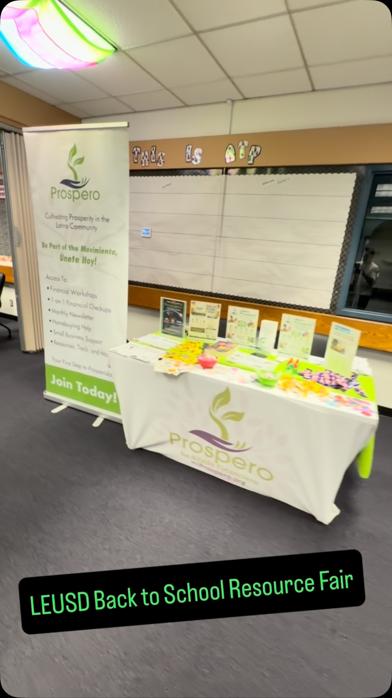 ¡Prospero is proud to be part of the Lake Elsinore Unified School District Back-to-School Resource Fair! 🎒📚
We loved connecting with local families, sharing free resources, and standing alongside so many amazing community organizations committed to helping our students and families thrive.
At Prospero, we believe prosperity begins when families have access to the right guidance, support, and opportunities.
🌱 ¿Cuál es tu Prospero?
#Prospero #LakeElsinore #LEUSD #BackToSchool #ResourceFair LatinoCommunity CommunityResources FinancialEmpowerment FamiliasProsperando CultivandoProsperidad