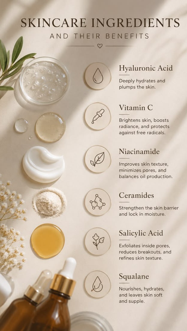 Not all skincare ingredients do the same thing; and not every ingredient is right for every skin type! 🌟🌟🌟
Understanding what you’re putting on your skin is the first step to getting real results!
Save this for your next skincare shopping trip 🫰🤩
#skincareingredients #skinhealth #skineducation #glowingskin #healthyskin
