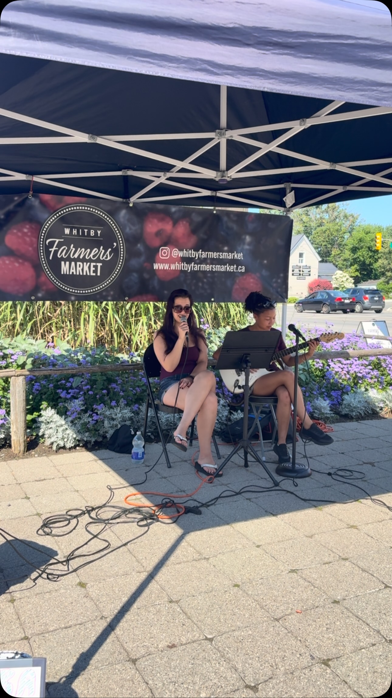 Today at the market 💚
@sadie_serenades @mitrasmusic
#livemusic