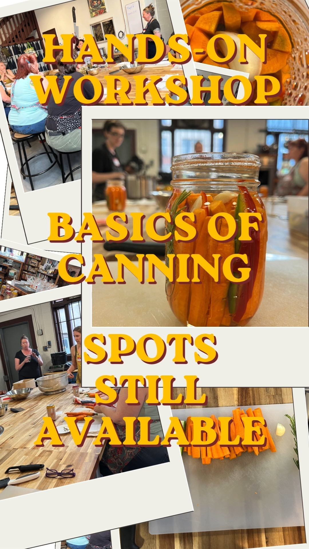 CSA season is in full swing, and that can mean a lot of delicious produce all at once.
If you've ever wondered how to make your share last a little longer, join us on Wednesday, August 12 for our Learn the Basics of Canning workshop with Master Food Preserver Traci Hildner.
This beginner-friendly, hands-on class will teach you the fundamentals of safe water bath canning, food safety, and the equipment you'll need to get started. You'll also make and take home your own jar and leave with the confidence to preserve seasonal fruits and vegetables at home.
✨ Pay-what-you-can pricing
✨ No experience needed
✨ Spots are still available
Register today with the link in our bio and learn a practical way to make the most of your CSA share