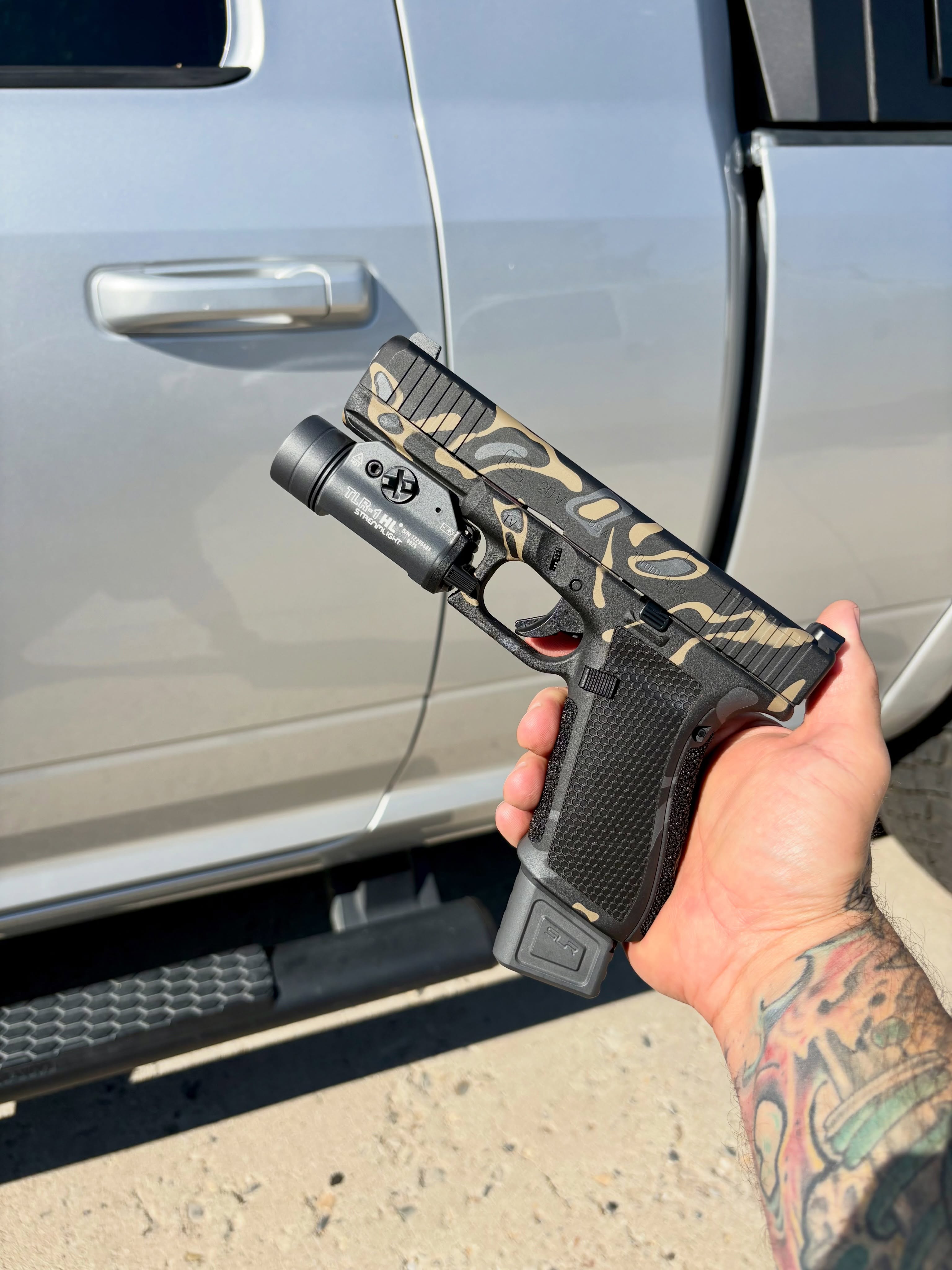 Topo with a twist… We gave this G20V custom paint and hybrid stipple.