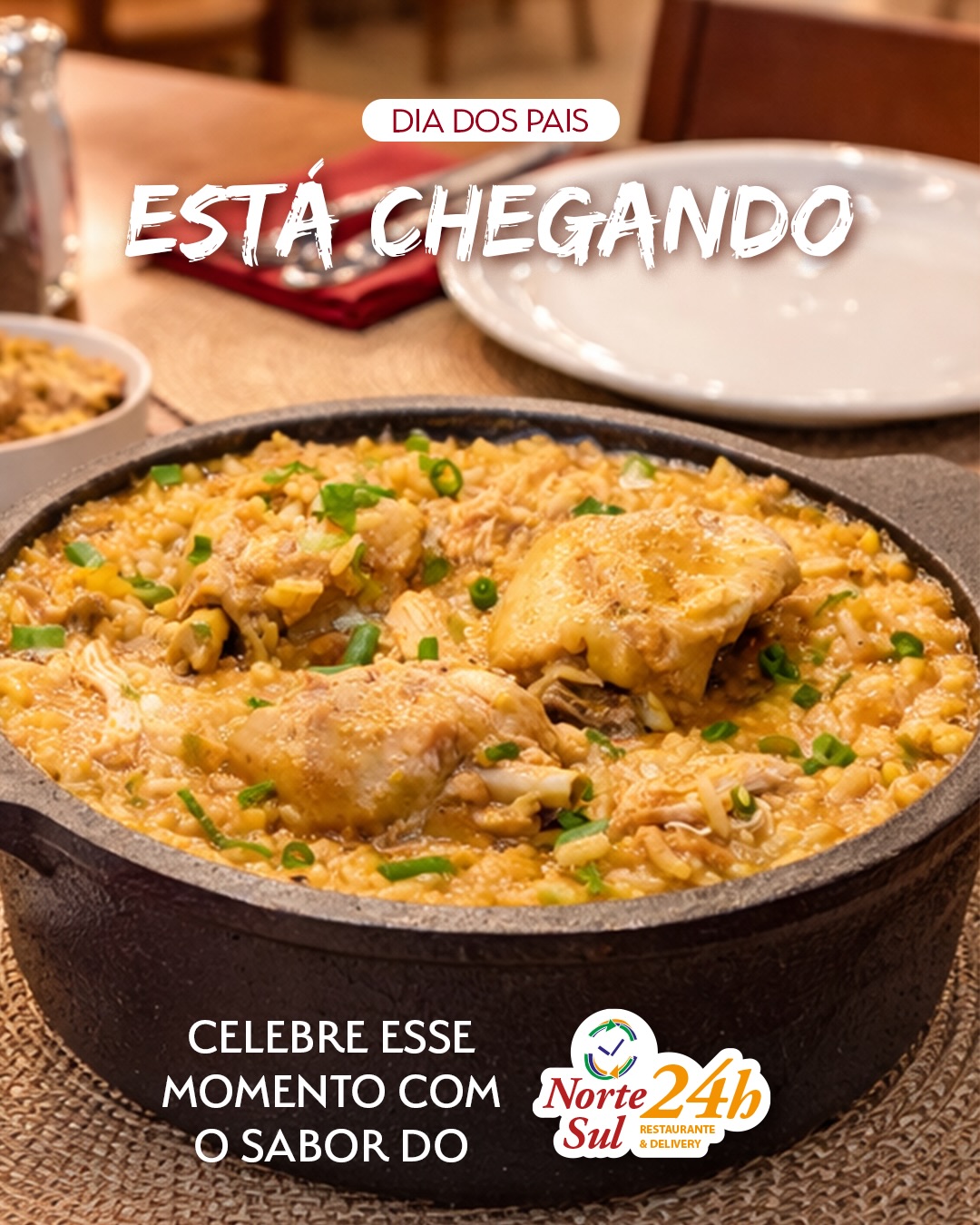 O Dia dos Pais está chegando, e os melhores momentos sempre acontecem em volta da mesa.
Se a ideia é reunir a família no nosso Espaço Gourmet ou levar o sabor do Norte Sul 24 Horas para a sua casa, já é hora de se programar.
🍽️ Reserve sua mesa ou faça sua encomenda com antecedência.
📞 (43) 3337-7878
Esperamos você para celebrar essa data especial com o sabor que faz parte da nossa história. 🧡
#DiaDosPais #NorteSul24Horas #Londrina #EspaçoGourmet #ComidaBoa