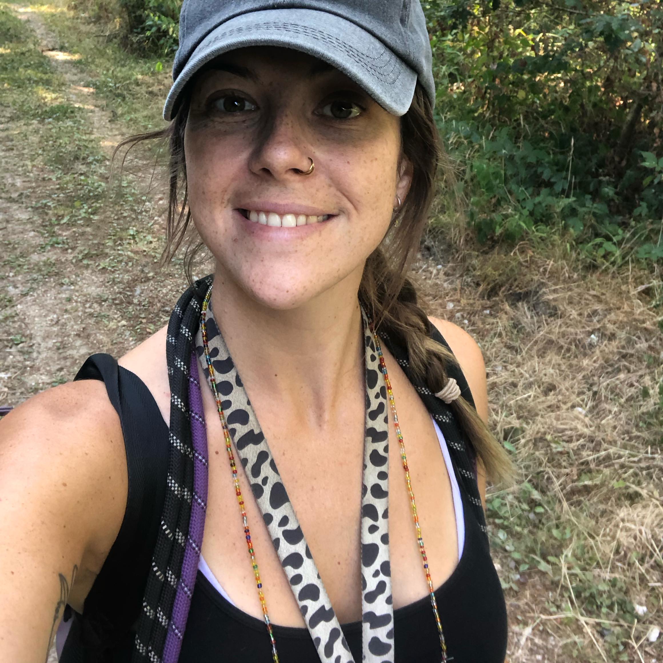 Hi, I’m Angelica. I started Dog’s R Life over four years ago. I am a huge animal lover, but dogs have a special place in my heart. I have two dogs of my own, Rupert and Wanda and they are basically my children. I am from Yorkshire but moved down to the coast 11 years ago. I have always wanted to work with animals and actually went to college to study them.
Some random facts about me.
💜 I love heavy metal, techno and trance music.
💜 Lord of the Rings (all of them) are my favourite films in the world.
💜 I have 3 swords at home and hope to collect more.
💜Camping is my favourite way to spend a weekend.
💜 I do like to hug trees.
Dog walking is the best job in the world, and I feel very lucky that my work life is being surrounded by nature and playing with some of the most wonderful dogs I’ve ever met. ☺️