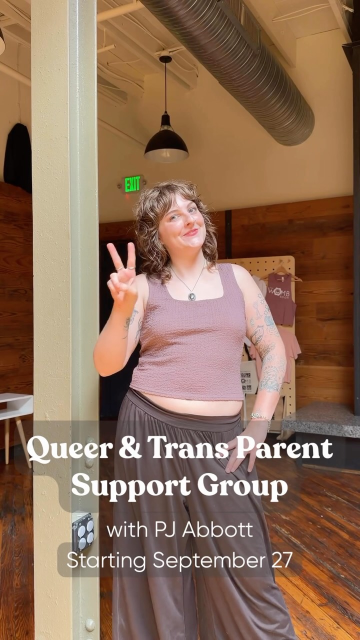 You can sit with us at The Queer & Trans Parent Support Group with PJ Abbott
Starting Sunday, September 27 | 2:00 PM
No family is immune to perinatal challenges. Queer & trans families are at an even higher risk for perinatal struggles for a variety of reasons, including discrimination, stigma, personal mental health history, possible issues with their family of origin, denial of parental rights, and more.
Community support is crucial!
This support group is for queer & trans families, at any time within their reproductive path - fertility through parenthood. 🌈
We are currently meeting in-person at the Womb Room Studio, once per month. Babies and toddlers are welcome.
We’re looking forward to planting this seed and watching it grow! 🌱
Sign up through our link in bio.