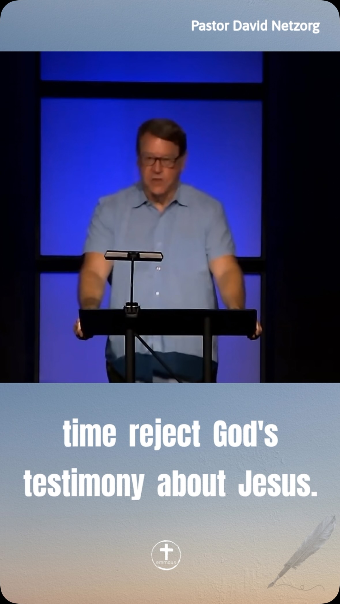 He who has the Son has the life 🧡
_______
Missed Sunday’s service? Don’t worry—you can still watch or listen:
🎥 Watch Online:
* Click the link in our bio
* Tap “Watch Online”
* Catch up on past messages
* Subscribe to our Emmaus Church Winter Garden YouTube channel so you never miss a sermon
🎧 Prefer to listen on the go?
Search EmmausWG on your favorite podcast platform.