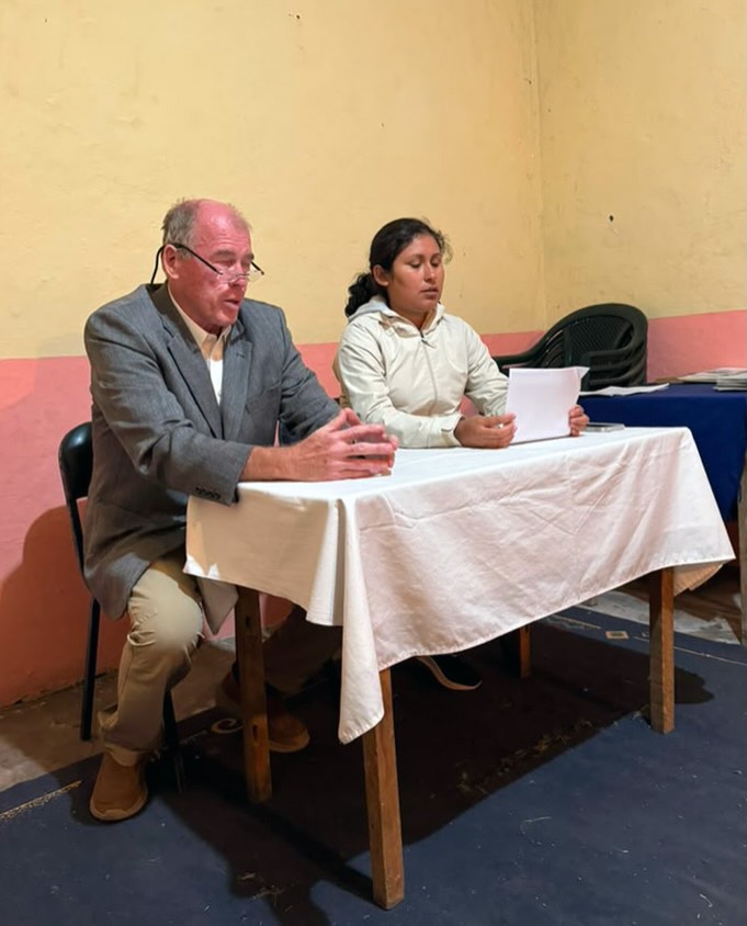 Field Notes for August 5–6
Sam Roiko and Russell Roiko
Ecuador
Services on Wednesday were held at Hacienda la Merced. Russell Roiko spoke from Romans 1:16–17: “The gospel of Christ is the power of God unto salvation for all who believe.” Alejandra Timana served as interpreter. She is originally from Peru and now resides in Pudasjärvi, Finland.
Service guests wanted to each personally hear the gospel message. Services at the Hacienda are held later in the evening so people from the surrounding Indigenous communities can finish their daily work and then come to hear God’s Word. The weather was chillier, cooling to 45°F at nearly 11,000 feet in elevation.
Thursday’s service (fourth photo) was held in Salinas de Guaranda, at the familiar textile store run by believing women. Many service guests knitted as they listened, mirroring the Finnish tradition of ompeluseurat. The heartfelt welcome we received upon arriving, and the gratitude expressed for our visit as we left, were very touching.
Text and photos submitted by Sam Roiko