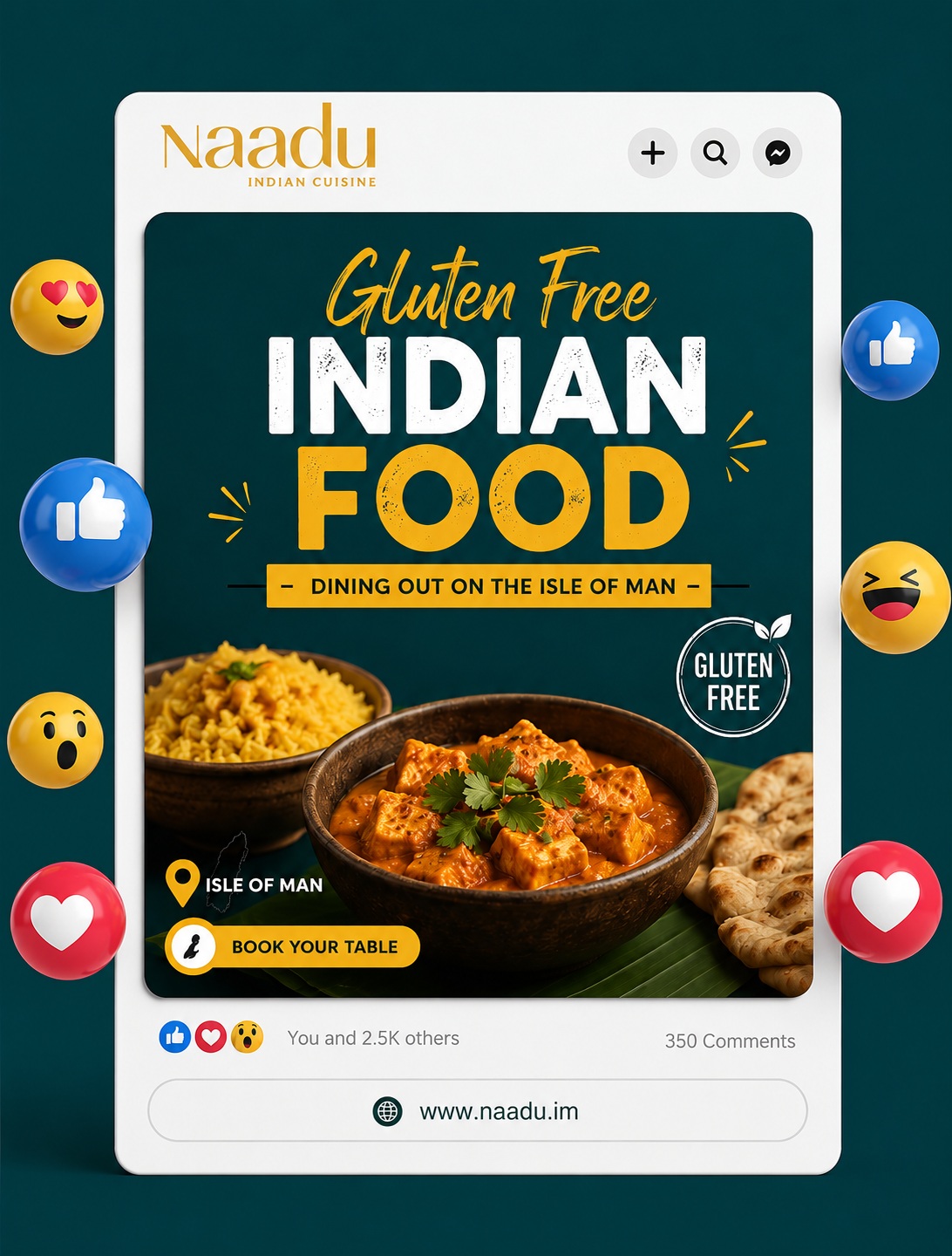 Gluten-Free Indian Dining, Done Right.
Dining out gluten-free doesn’t mean compromising on flavour. From naturally gluten-free dishes to careful preparation, discover how to make informed choices when enjoying Indian cuisine on the Isle of Man.
Know what to ask. Choose with confidence. Savour every bite.
What’s your favourite gluten-free Indian dish? Share it with us!
https://www.naadu.im/
#IsleOfMan #Douglas #IndianFood #AuthenticCurry #Spices #NaaduIOM #GlutenFreeIndianFood
