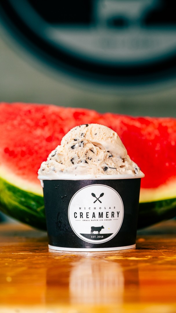 ICYMI Nicholas Creamery Watermelon Chocolate Chunk Ice Cream IS BACK. 🍉
This is as simple as it gets. We take watermelon puree and blend it with our Homemade Sweet Cream ice cream and throw in handfuls of chocolate chunks. The absolute best of summer… in a cup. 🍉🍨
We open at 11am every day in Atlantic Highlands (84 First Avenue), Middletown (1500 Route 35), Long Branch (444 Ocean Ave), Fair Haven (586 River Road), Wall (2535 Route 34), Tinton Falls (1201 Sycamore Ave), and North Brunswick (224 Grand Ave).
#nicholascreamery #watermelonchocolatechunk #watermelonicecream