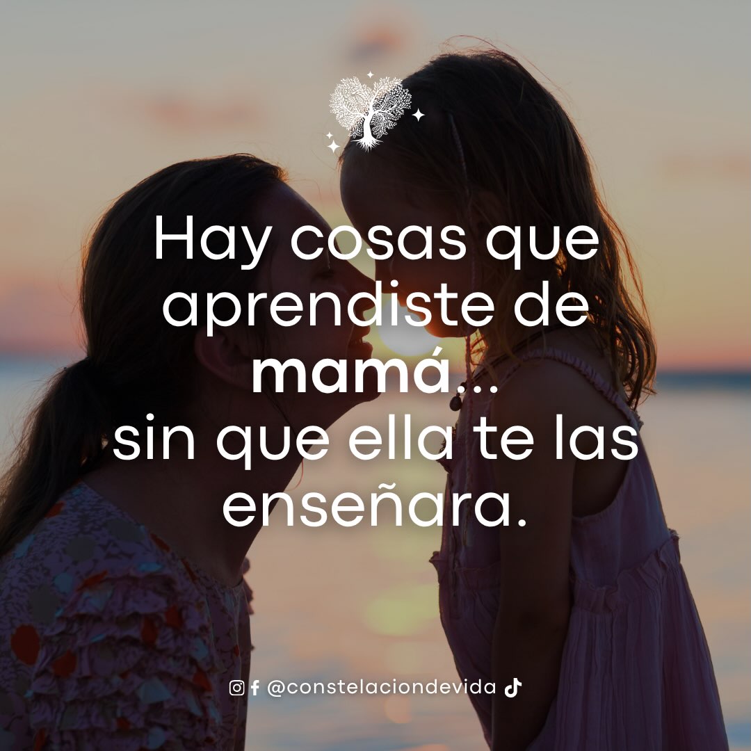 Hay cosas que aprendimos de mamá sin que ella tuviera que decirlas. 🤍
Formas de relacionarnos, maneras de reaccionar, expectativas, silencios, miedos o incluso la sensación de tener que ser fuertes por los demás.
A veces, comprender nuestra historia familiar nos permite mirar esos patrones desde un lugar diferente y preguntarnos:
¿Esto realmente me pertenece o es algo que aprendí?
Sanar el vínculo con mamá no significa negar lo que vivimos, justificar aquello que nos dolió ni cambiar a nuestra madre. También puede significar comprender nuestra historia, reconocer lo que necesitamos transformar y comenzar a relacionarnos con ella y con nosotros mismos desde un lugar más consciente.
✨ ¿Te identificaste con alguno de los slides? Cuéntame cuál resonó más contigo en los comentarios.
Y si este tema tocó algo profundo en ti, creamos “Frases para sanar a mamá”, un material especialmente pensado para acompañarte en este proceso de reflexión y sanación.
📖 En él encontrarás frases y reflexiones para trabajar tu vínculo materno, reconocer patrones, liberar cargas emocionales y comenzar a mirar tu historia desde una nueva perspectiva.
Si sientes que este proceso es para ti, puedes adquirirlo y comenzar a trabajarlo a tu propio ritmo. 🤍
🌐 constelaciondevida•com
🔮 Adquiere tu material / Agenda tu sesión — enlace en el perfil
📩📲 55 4453 509
#SanarAMamá #TerapiaSistémica #ConstelacionesFamiliares #HeridasMaternas #SanaciónEmocional