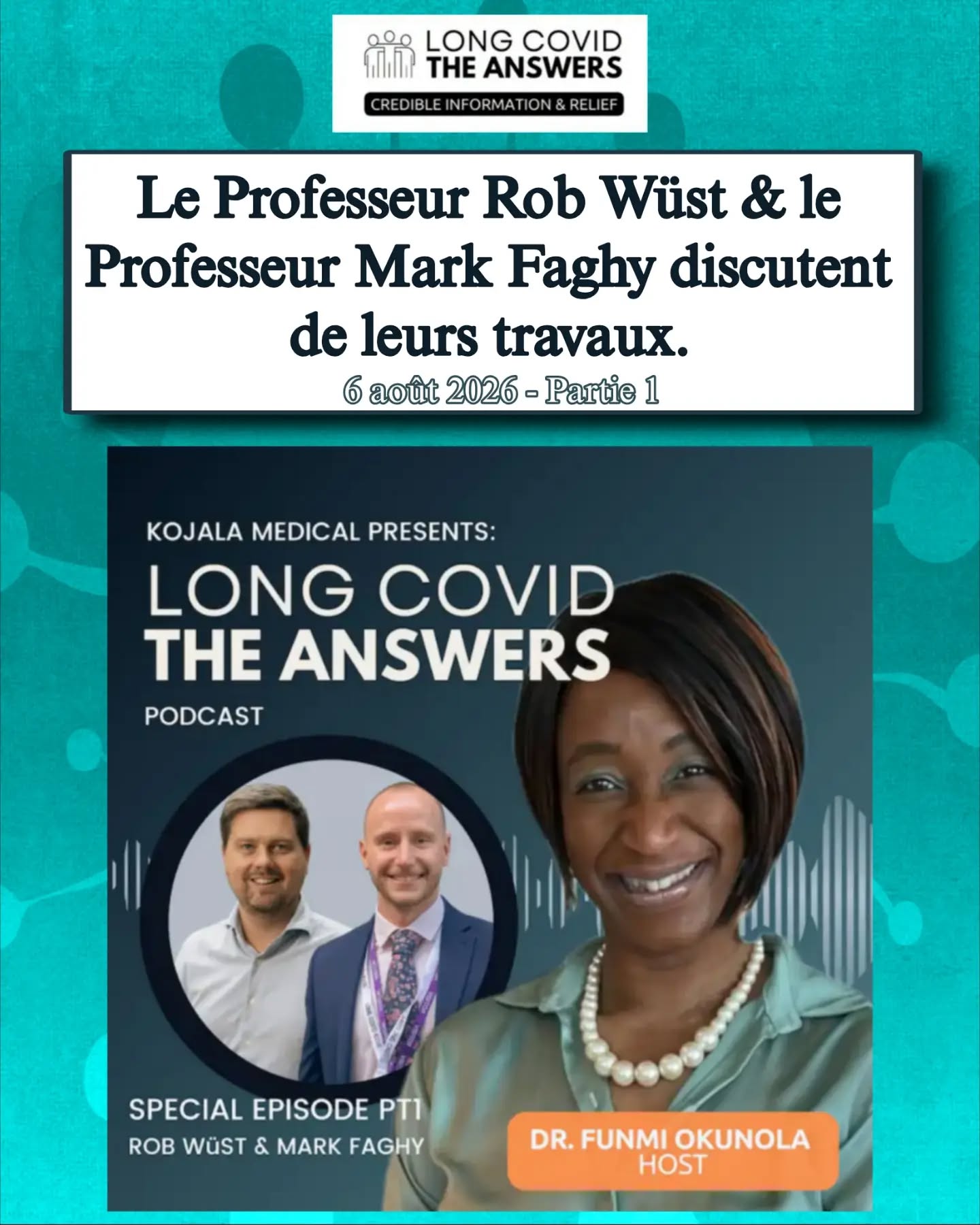 🧵#CovidLong : « Il se passe vraiment quelque chose dans le corps »
Dans une interview passionnante menée par @longcovidtheanswers , le Pr Rob Wüst revient sur ses recherches consacrées au #CovidLong, au muscle et au malaise post-effort.
Voici les points qui m’ont semblé essentiels à retenir de ses propos. 👇
🧬Commençons par les mitochondries
On les décrit souvent comme les « centrales énergétiques » de nos cellules.
Rob Wüst rappelle qu’elles produisent l’ATP, cette énergie indispensable au fonctionnement de nos muscles, de notre cerveau, de notre cœur… bref, à pratiquement toutes les fonctions de notre organisme.
Mais leur rôle ne s’arrête pas à la production d’énergie : elles interviennent également dans différentes fonctions cellulaires.
⚠️ Alors que se passe-t-il avec le malaise post-effort ?
Chez une personne en bonne santé, l’exercice permet normalement à l’organisme de s’adapter : les mitochondries deviennent plus efficaces et moins fatigables.
Dans les syndromes post-infectieux comme le #CovidLong et l’ #EM, Rob Wüst explique que cette adaptation ne fonctionne pas normalement.
👉 L’exercice peut alors devenir maladaptatif.
Au lieu de récupérer normalement, la personne peut ressentir davantage de fatigue, une perte d’énergie, une aggravation de symptômes ou l’apparition de nouveaux symptômes.
🧠Et le #MPE ne se résume pas à l’exercice physique
Rob Wüst souligne que le malaise post-effort peut également être déclenché par un effort mental ou cognitif.
Le seuil varie selon les personnes, tout comme les manifestations.
Certaines personnes auront davantage de symptômes physiques, d’autres seront plus rapidement affectées par un effort cognitif.
➡️Il existe donc différentes expressions du MPE.
🔬 « Il y a vraiment quelque chose dans le muscle »
C’est à partir d’observations de patients que l’équipe de Rob Wüst s’est intéressée au muscle.
Des personnes atteintes de Covid Long rapportaient des problèmes musculaires et une fatigue importante.
L’hypothèse était qu’il pouvait se passer quelque chose directement à l’intérieur